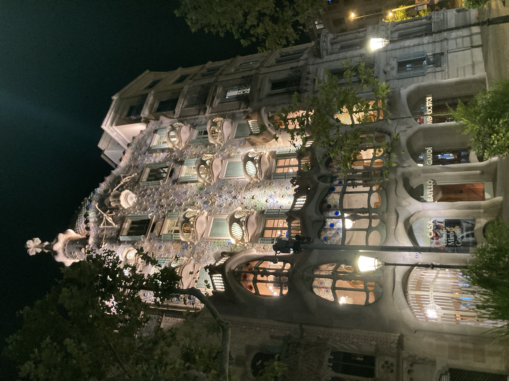Barcelona after dark: Gaudí architecture and quirky shop windows