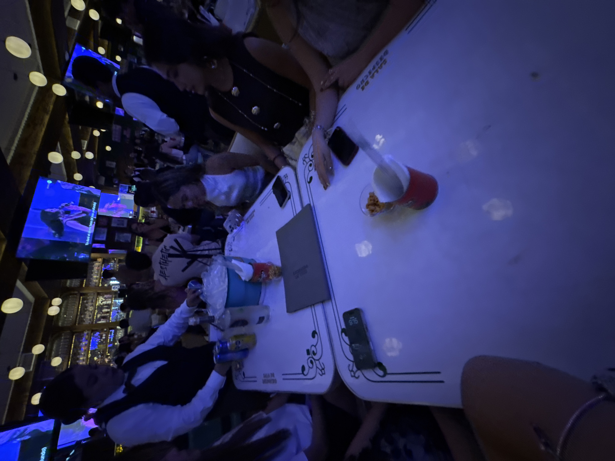 Women gather at Sala de Despacho bar in Puebla