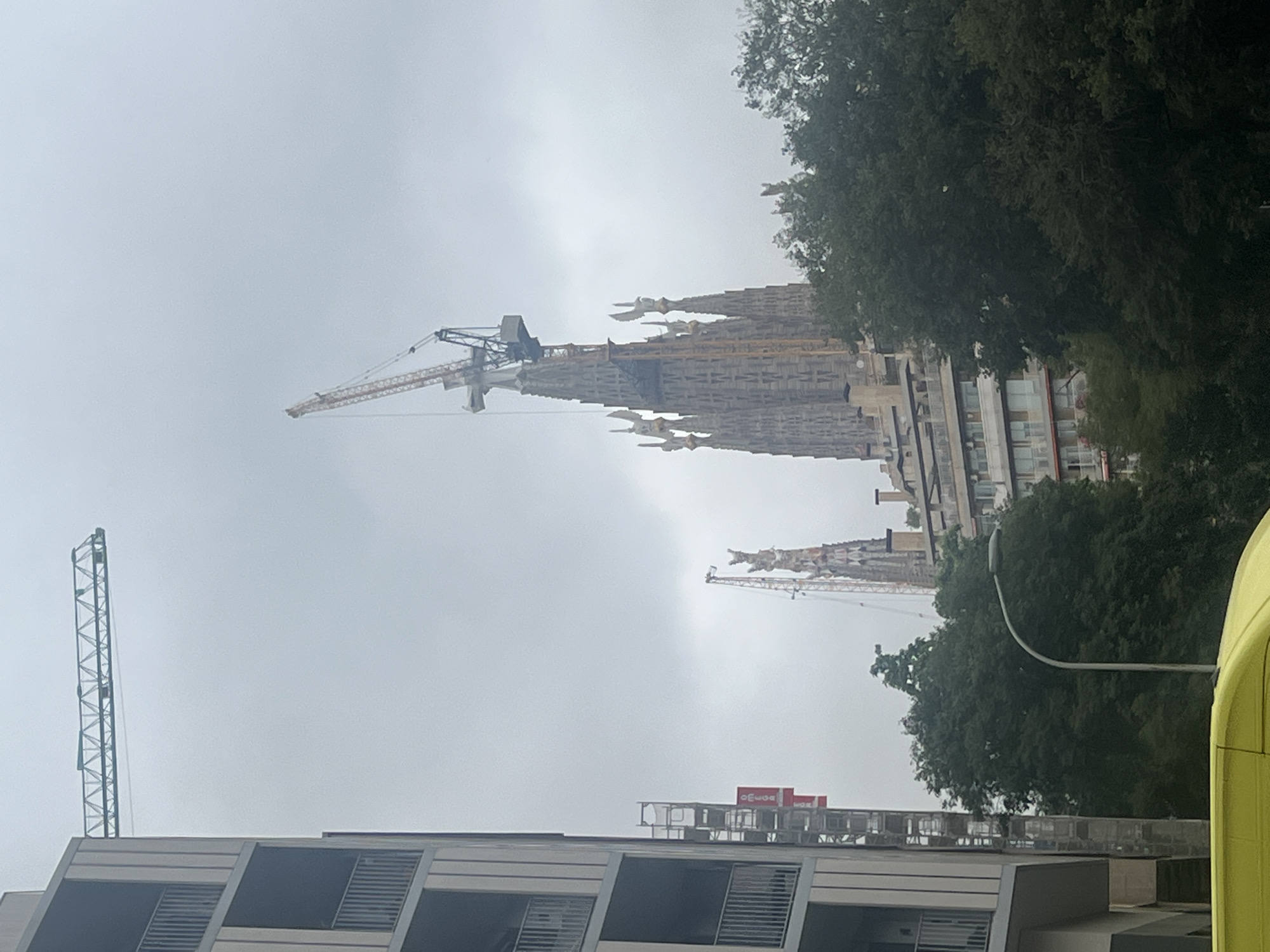 Sagrada Familia construction continues in Barcelona