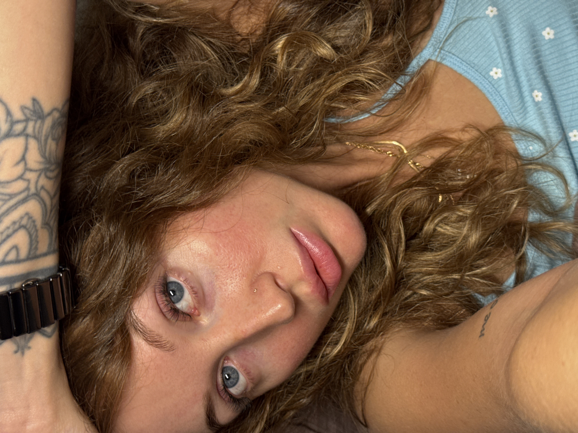 Young woman photographed resting in Chaikovsky, Russia