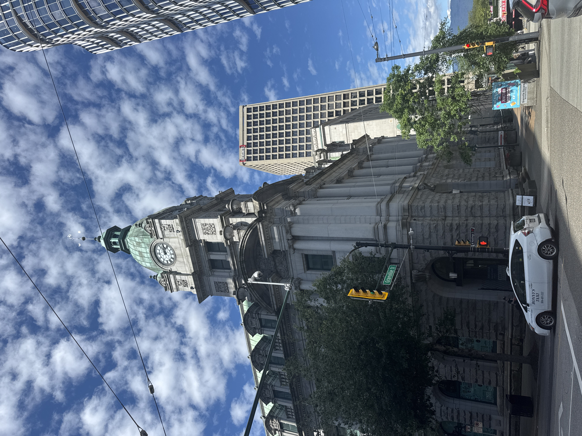 Downtown Vancouver street scenes documented during evening hours