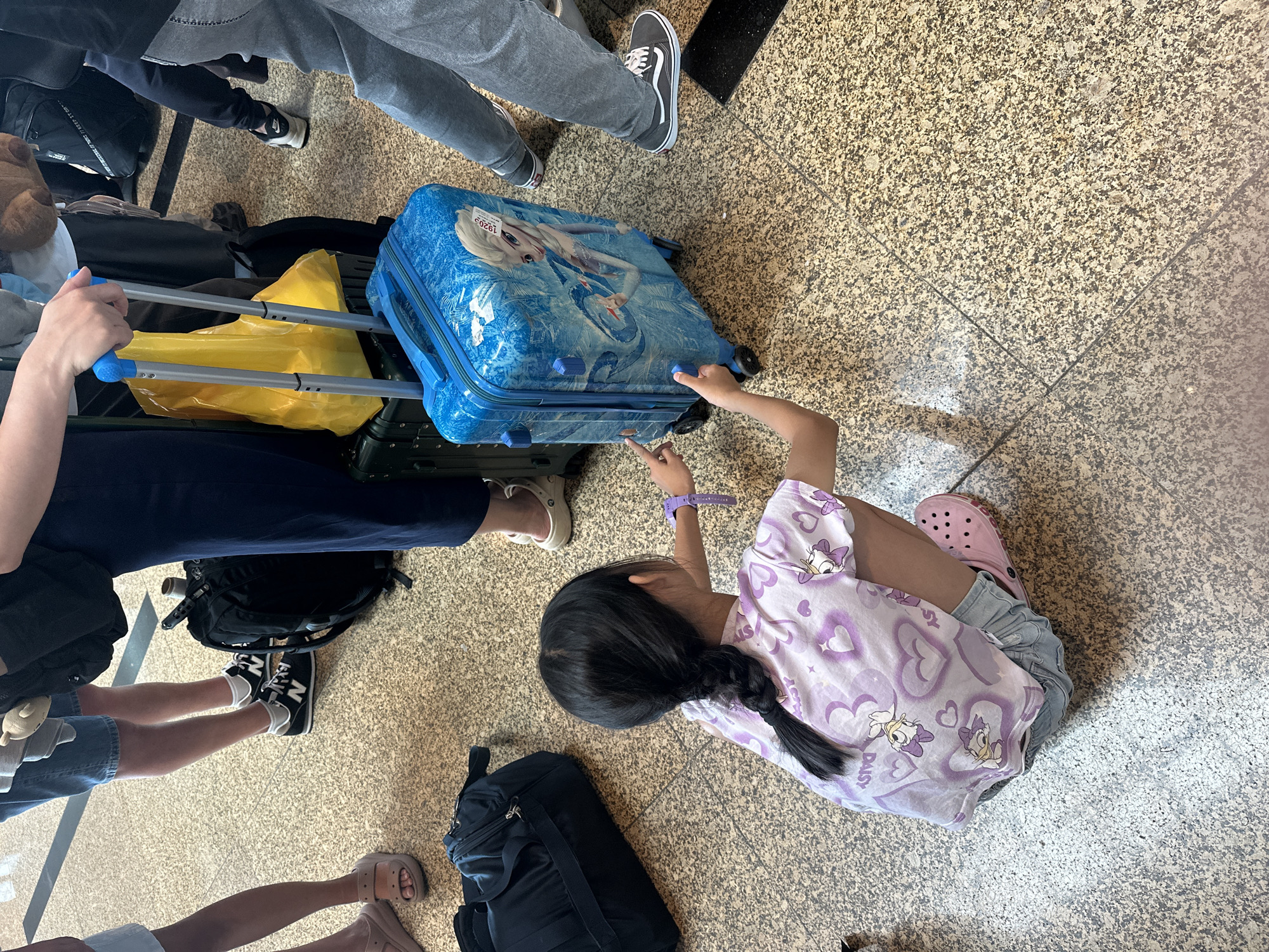 Morning rush hour at Cam Ranh International Airport