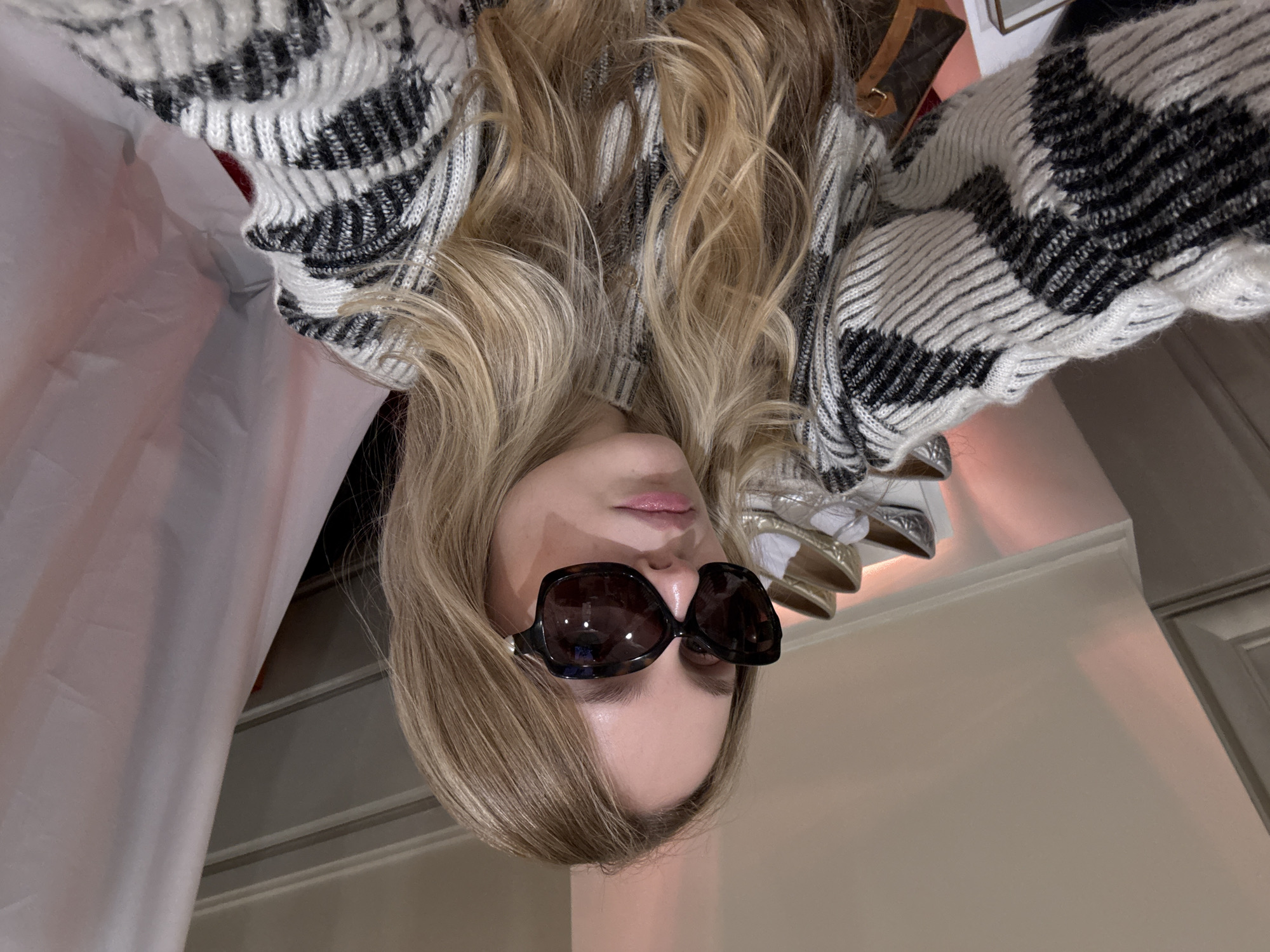 Shopper takes selfies while browsing Mexico City boutique
