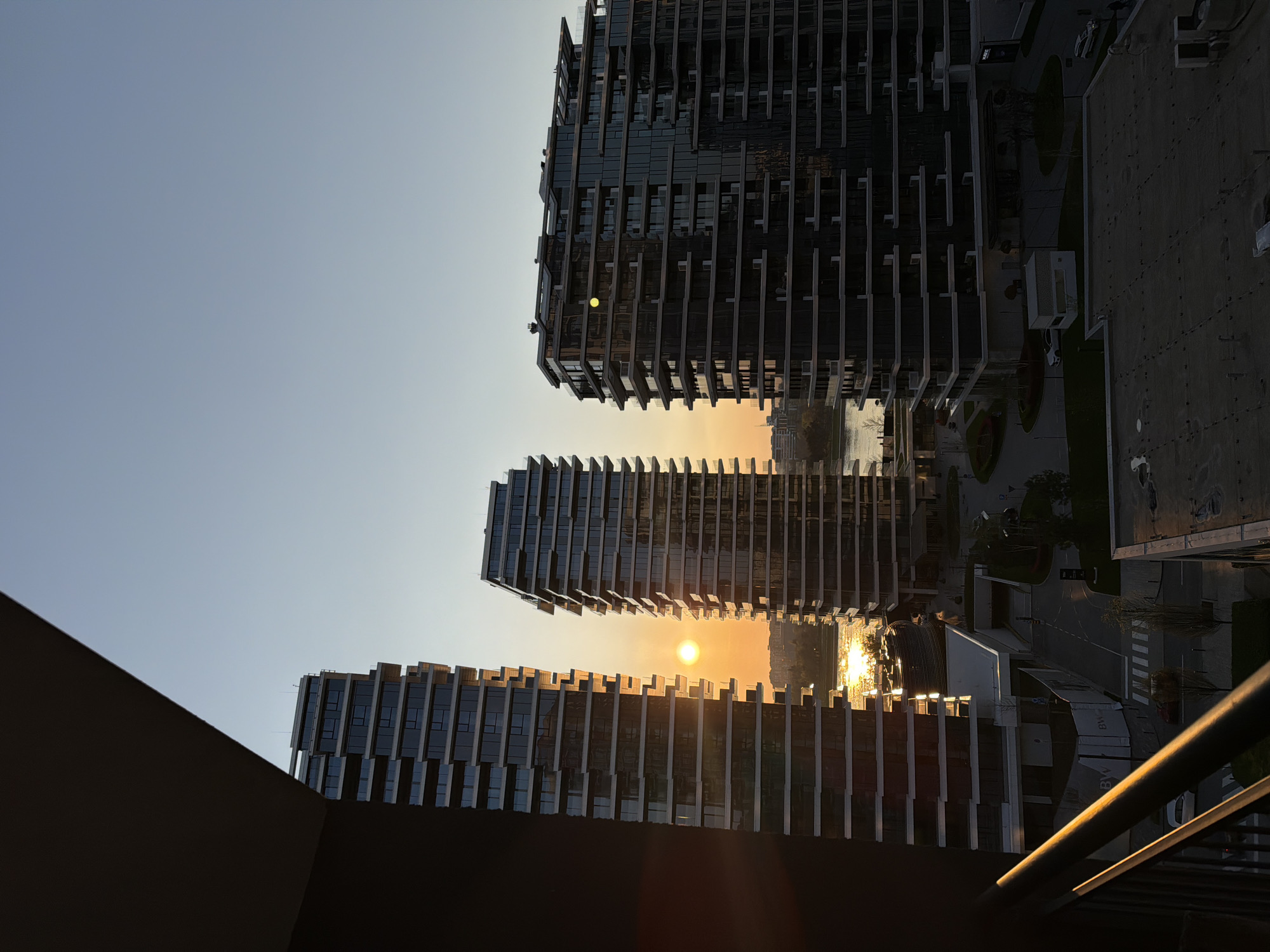 Belgrade sunset captured from multiple angles, indoor cat spotted