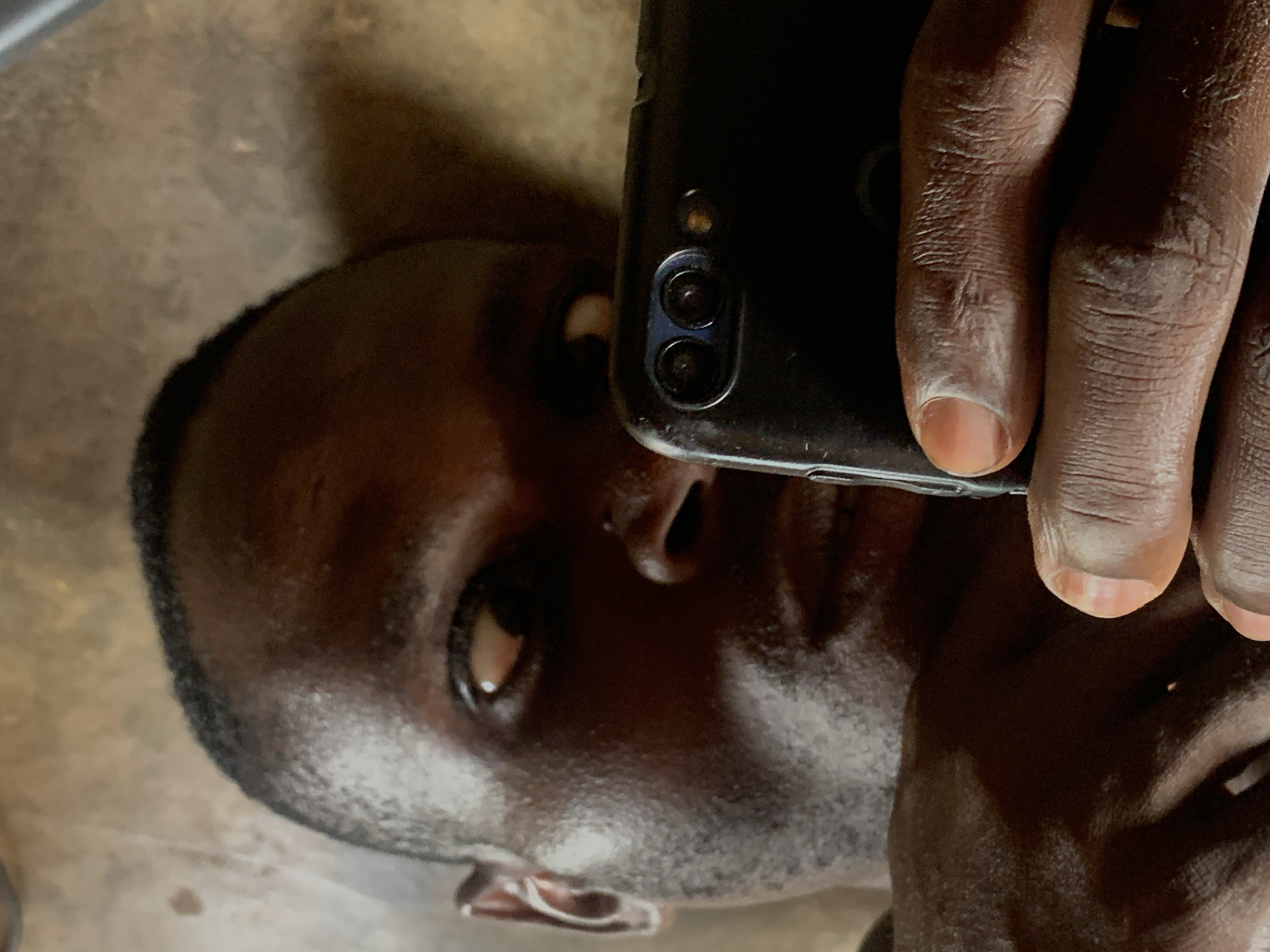 Person documents morning routine with dog in Ikorodu, Nigeria