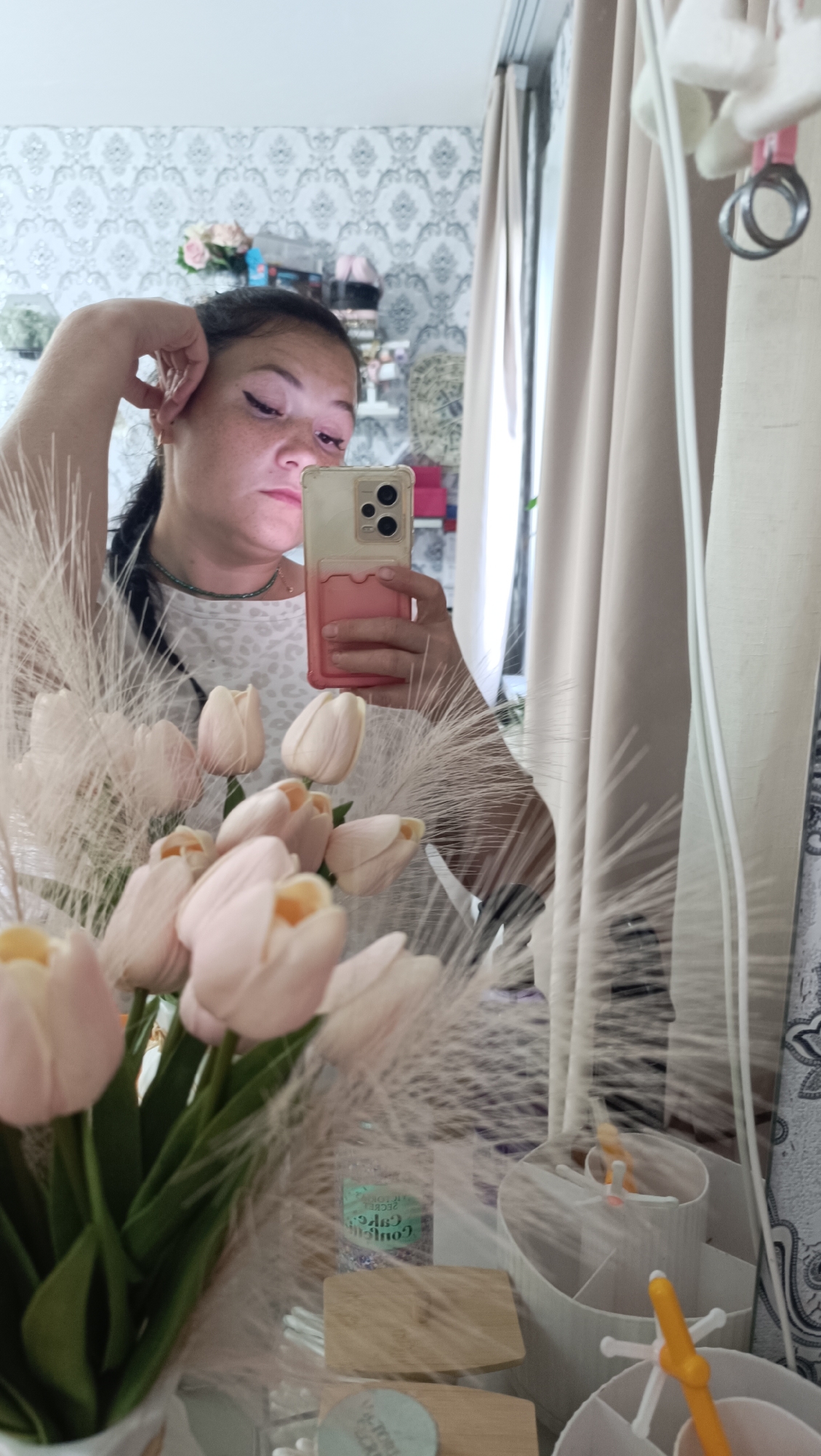 Afternoon selfie session at home in Chaikovsky, Russia