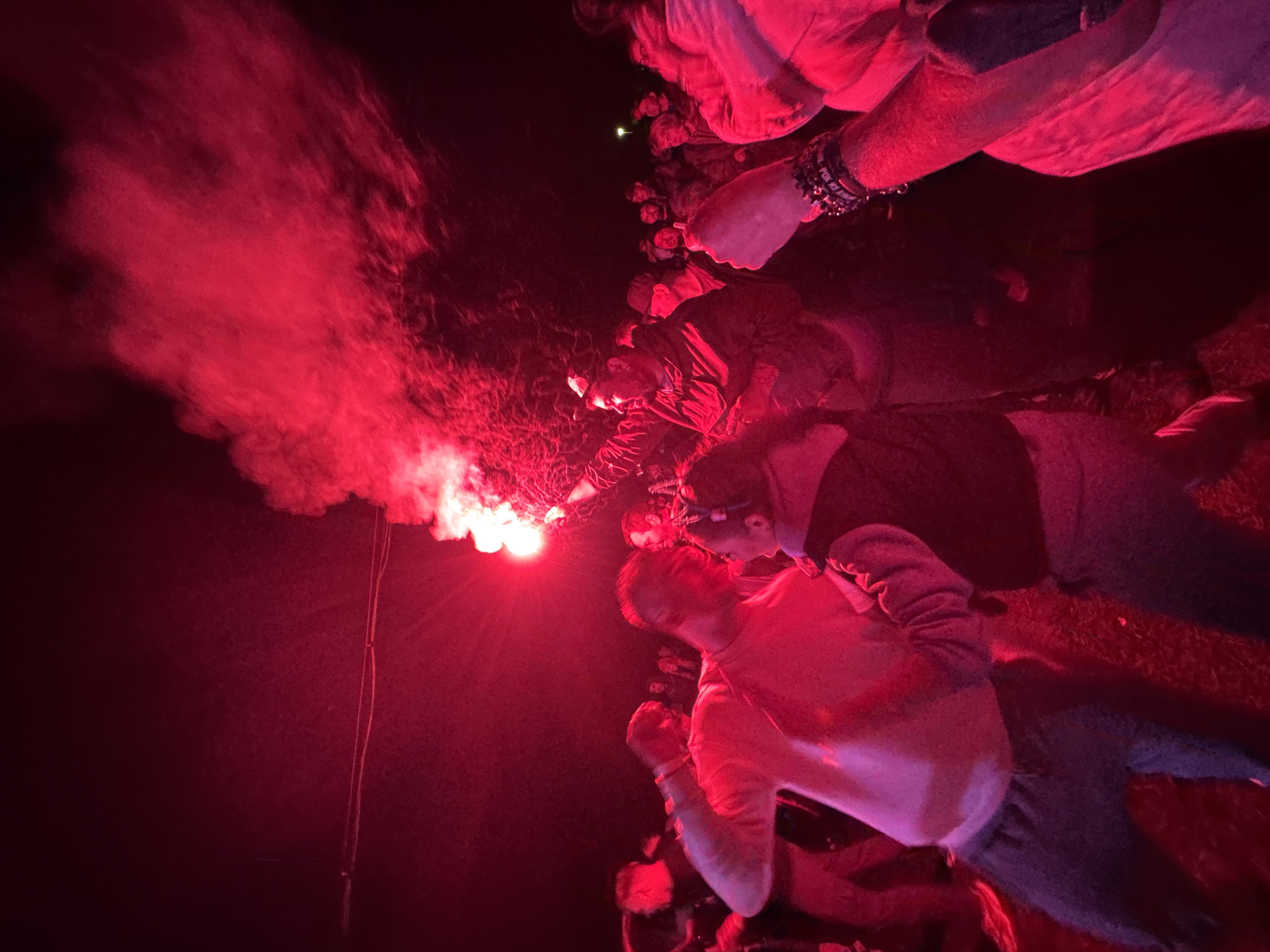 Nighttime concert with pyrotechnics draws crowd in Большая Кивара