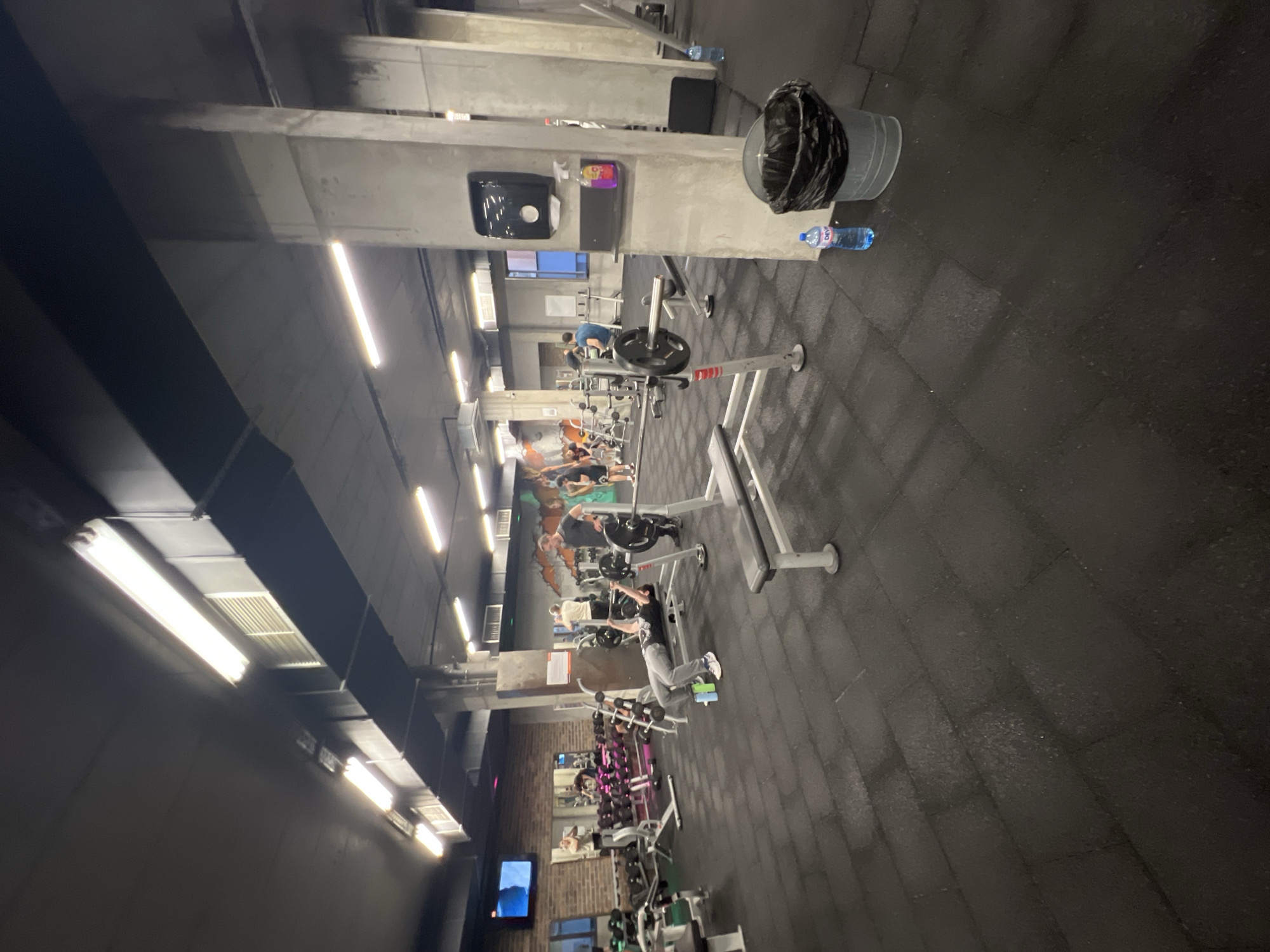 Evening workout session observed at Sofia gym