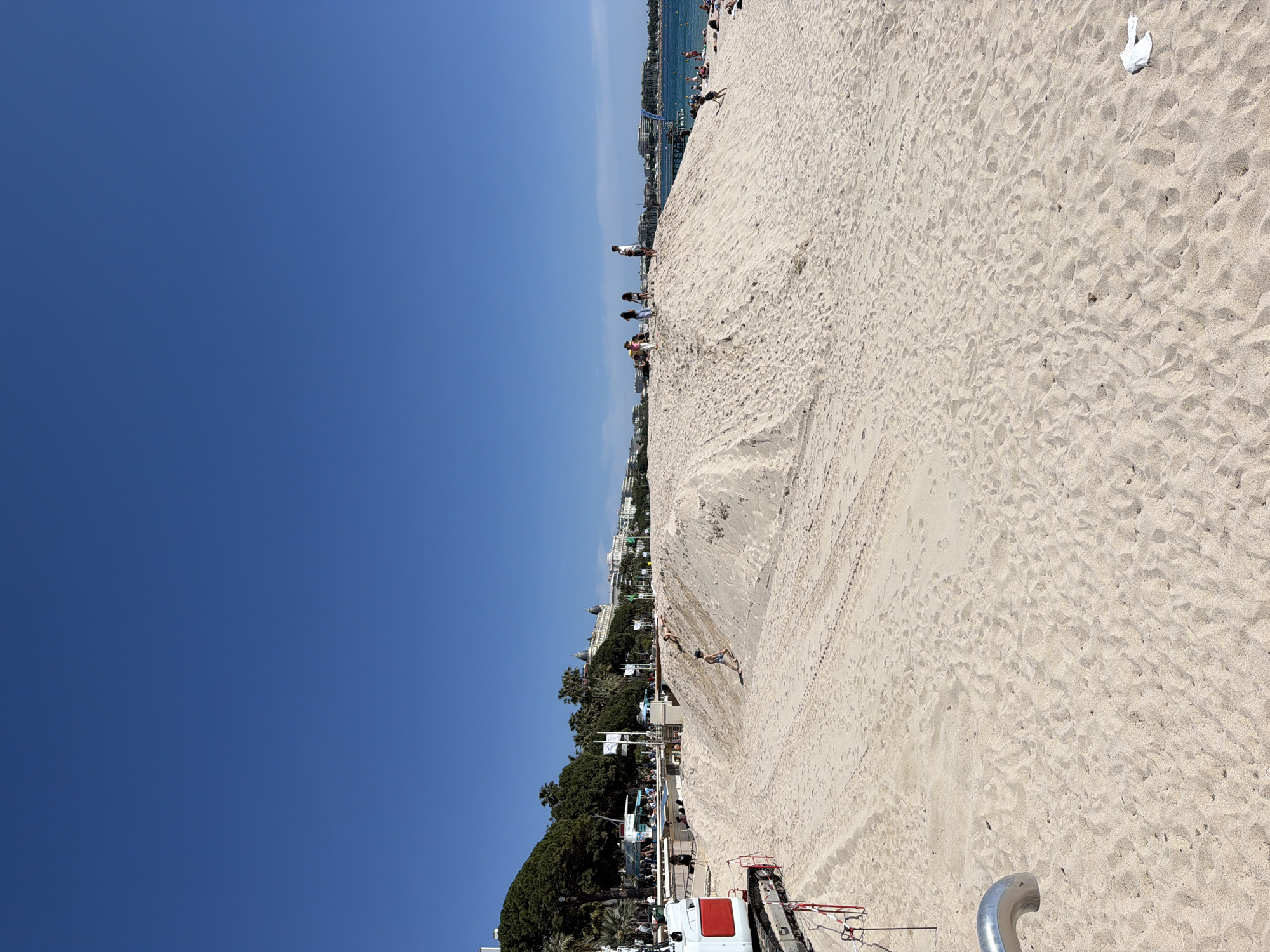 Sunny spring day captured across Cannes beaches and streets