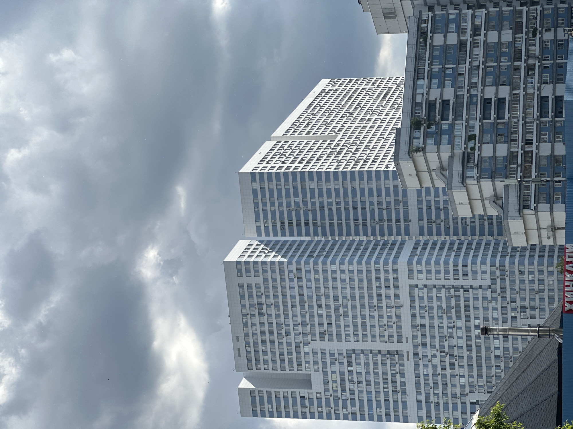 Moscow observer captures modern buildings and Orthodox cathedral views