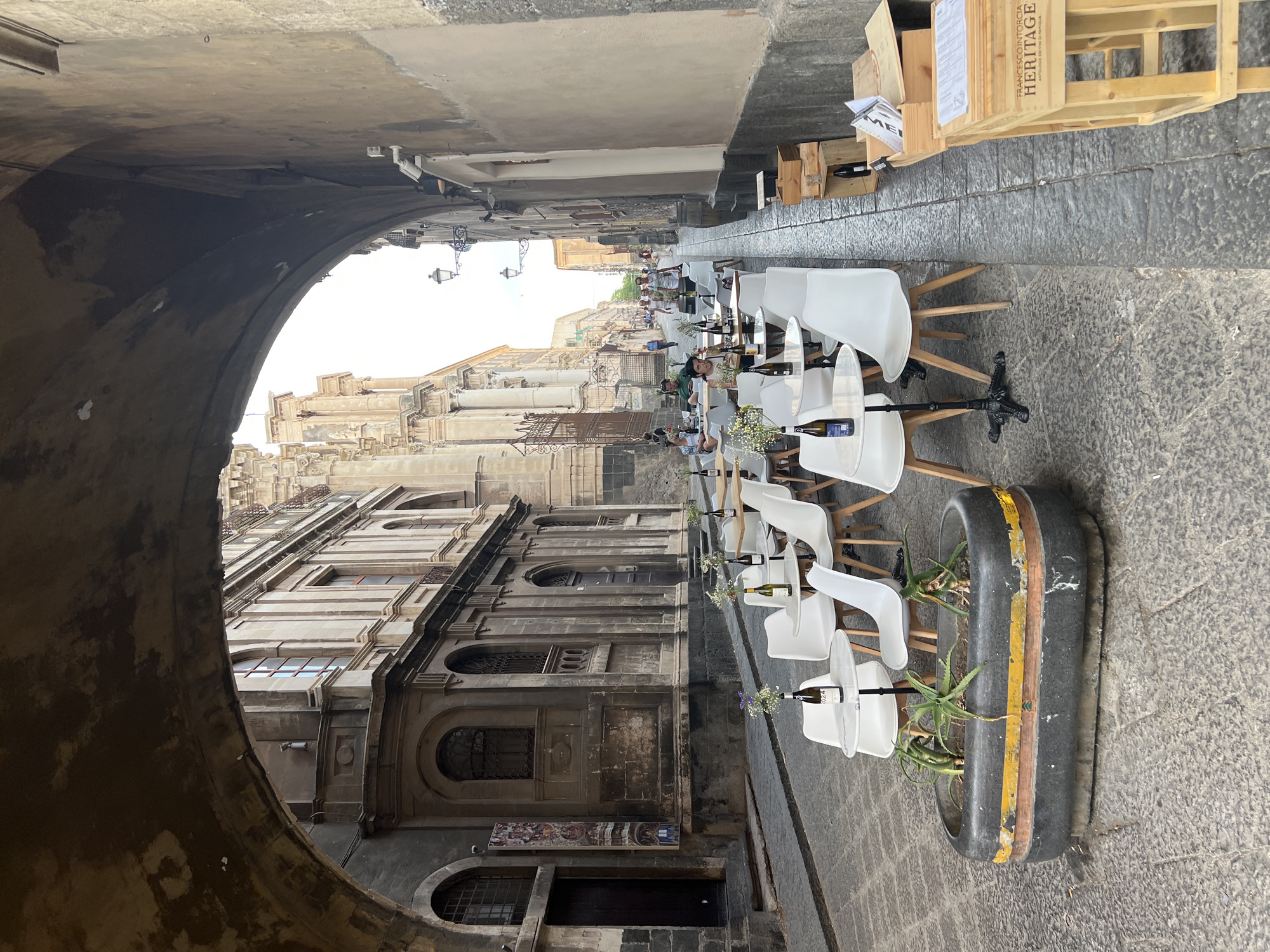 Catania's baroque centro storico on a June afternoon