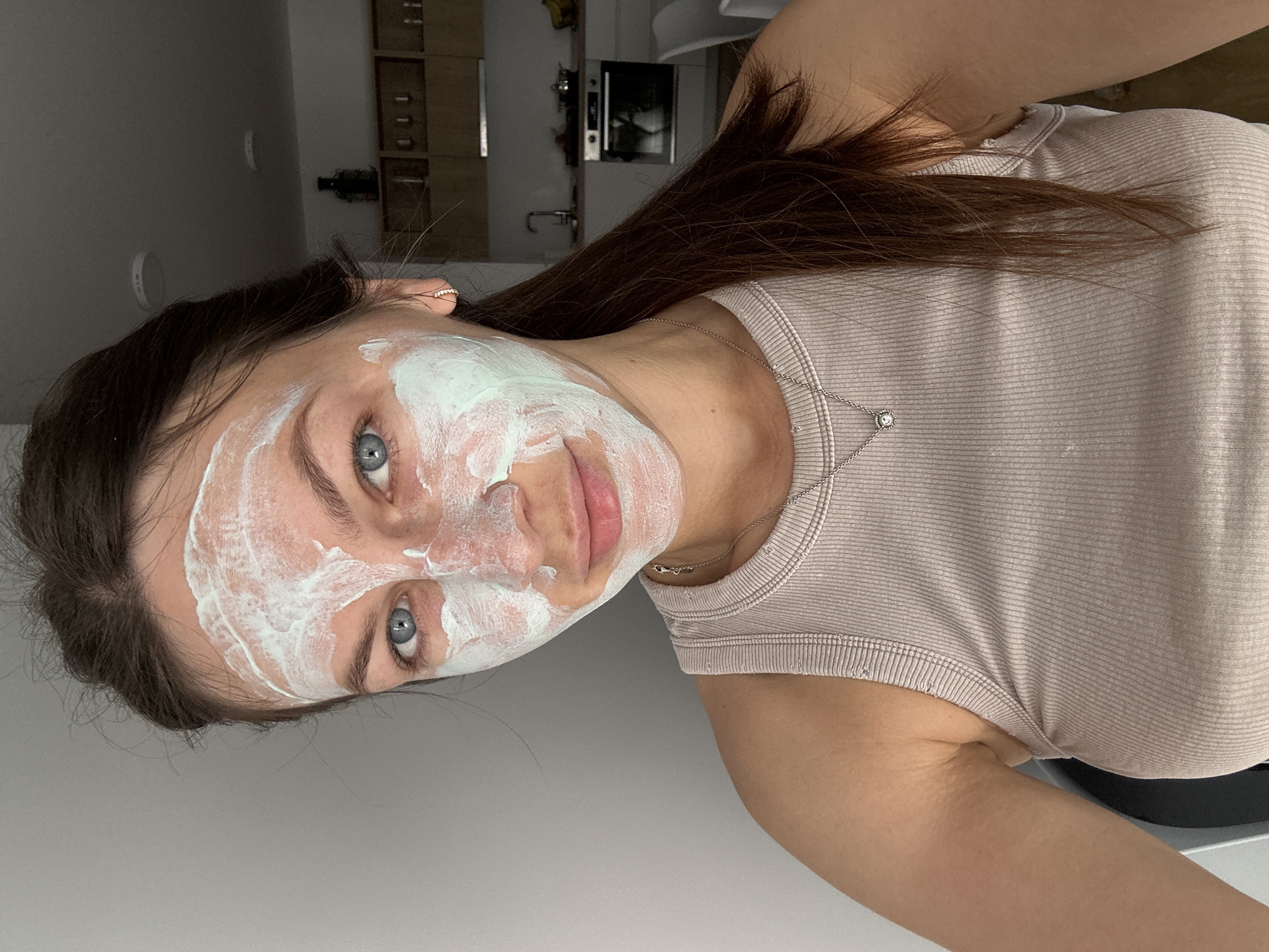 Morning visual captures in Montenegro village include masked woman, game graphic