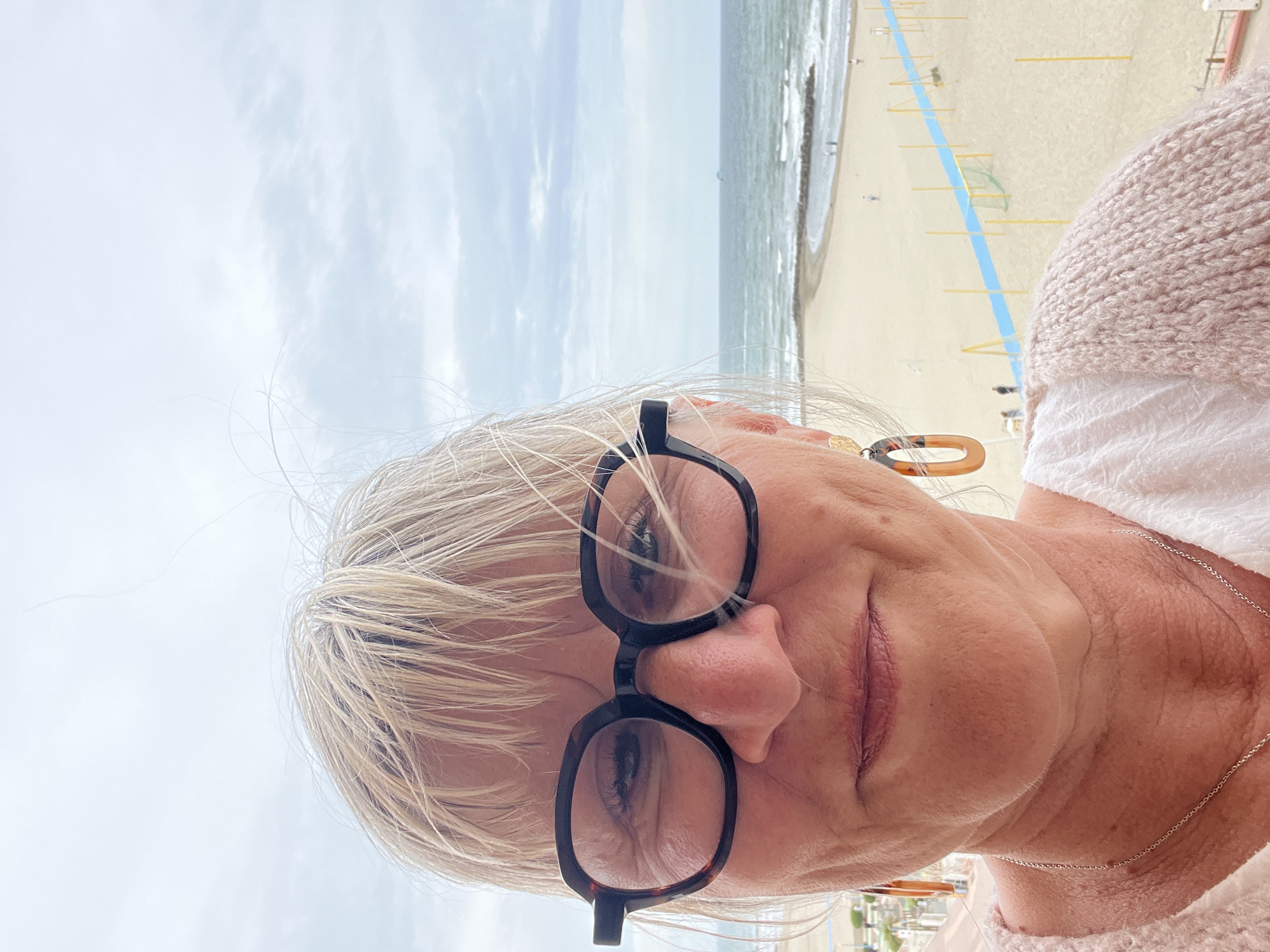 Beachgoers spotted at Palavas-les-Flots coastal area Friday afternoon