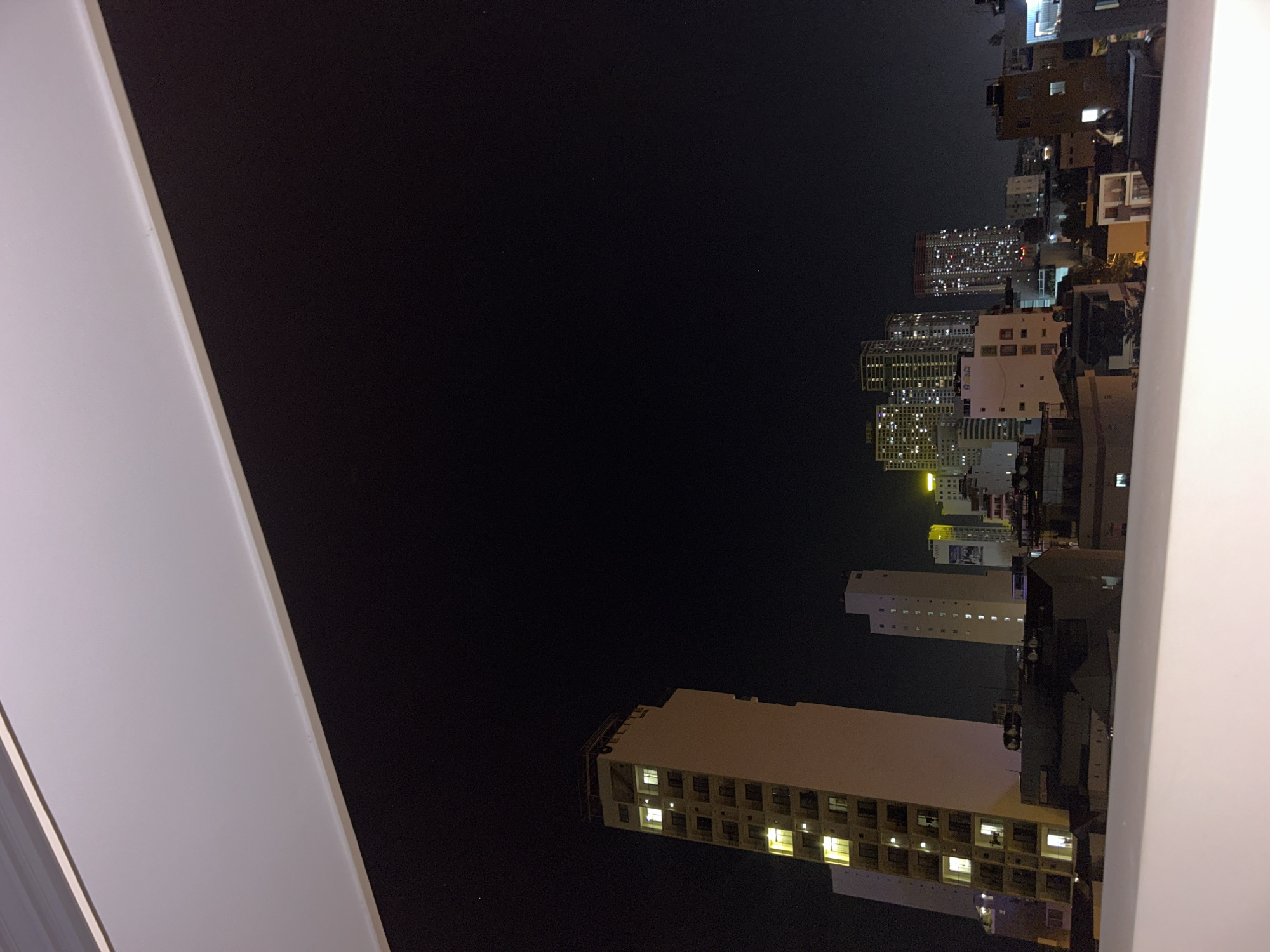 Nighttime cityscape documented from elevated view in Bắc Nha Trang