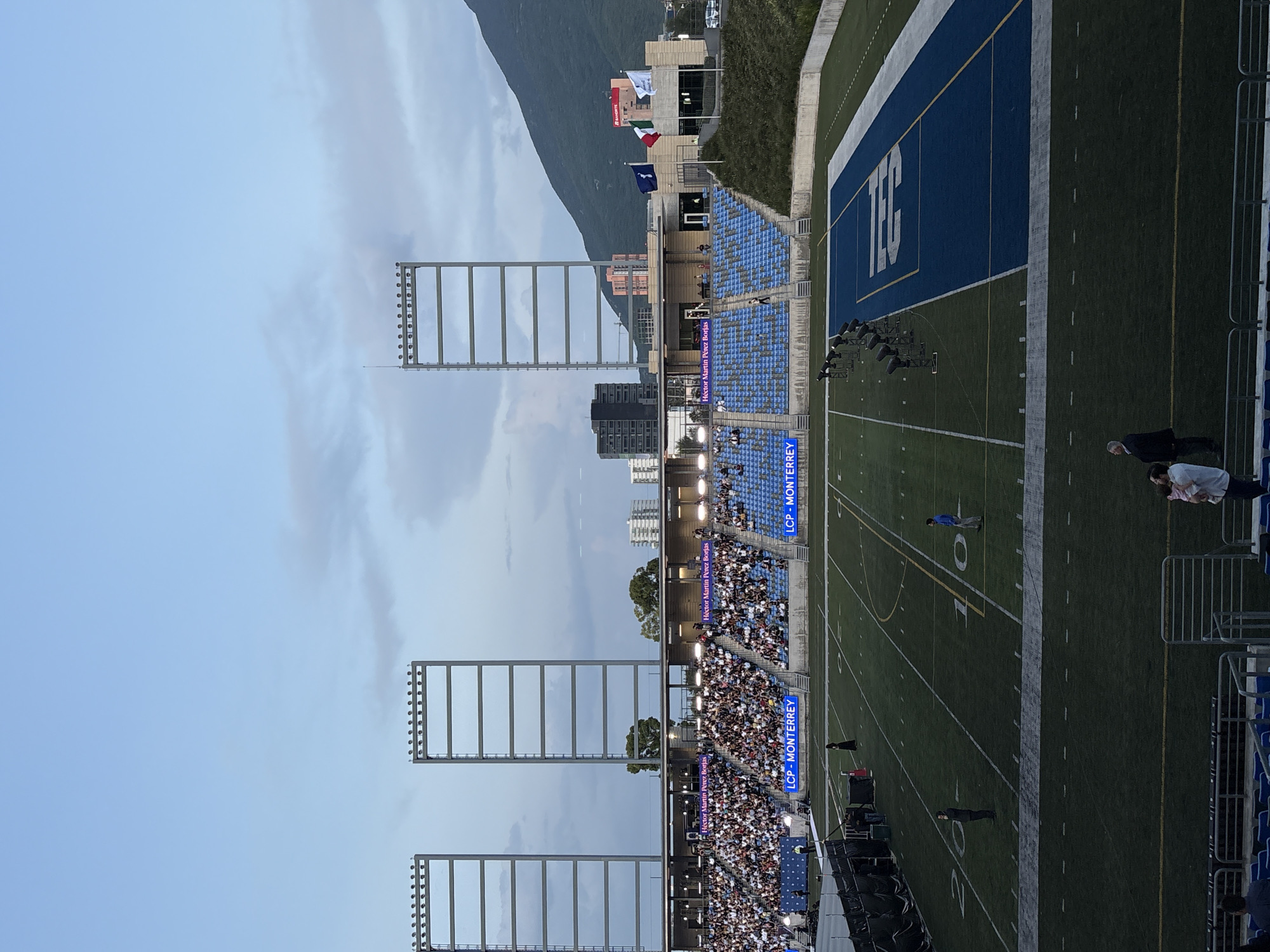 Graduation night at Tec de Monterrey's Estadio Borregos
