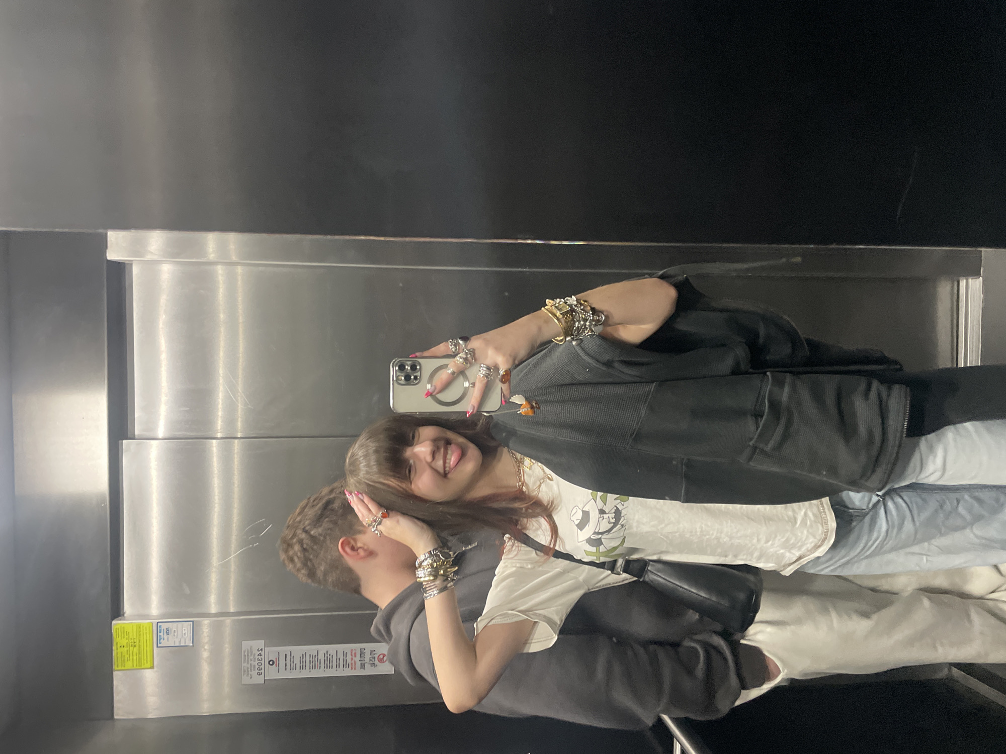 Young people take selfies in elevators, mirrors in Raanana