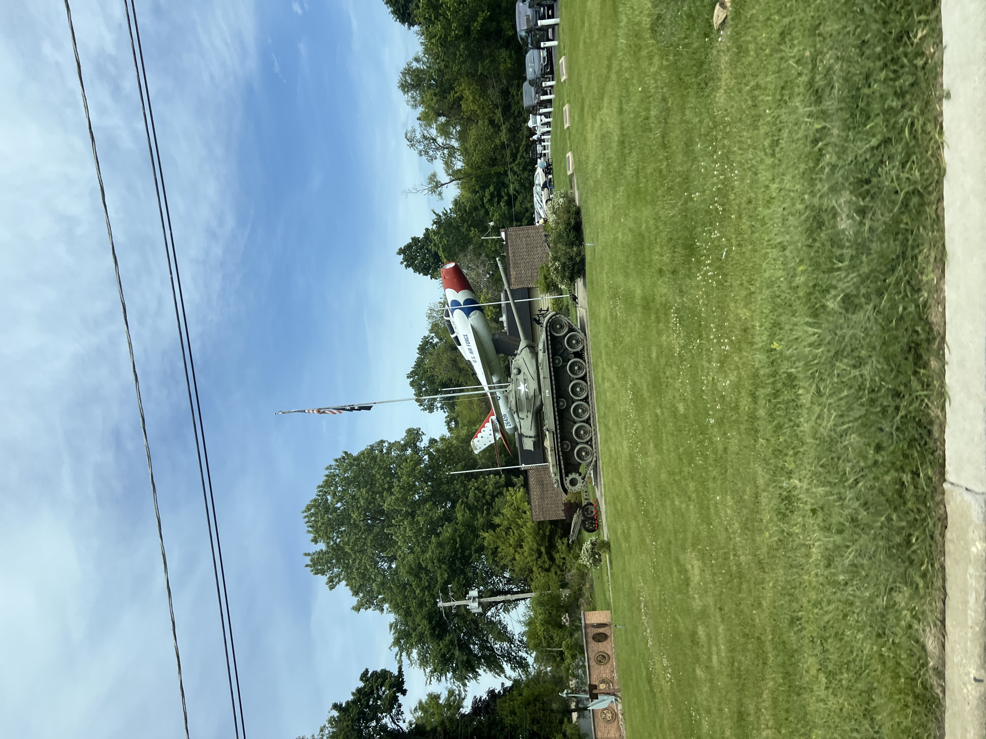 Memorial visit and drive through unknown location documented