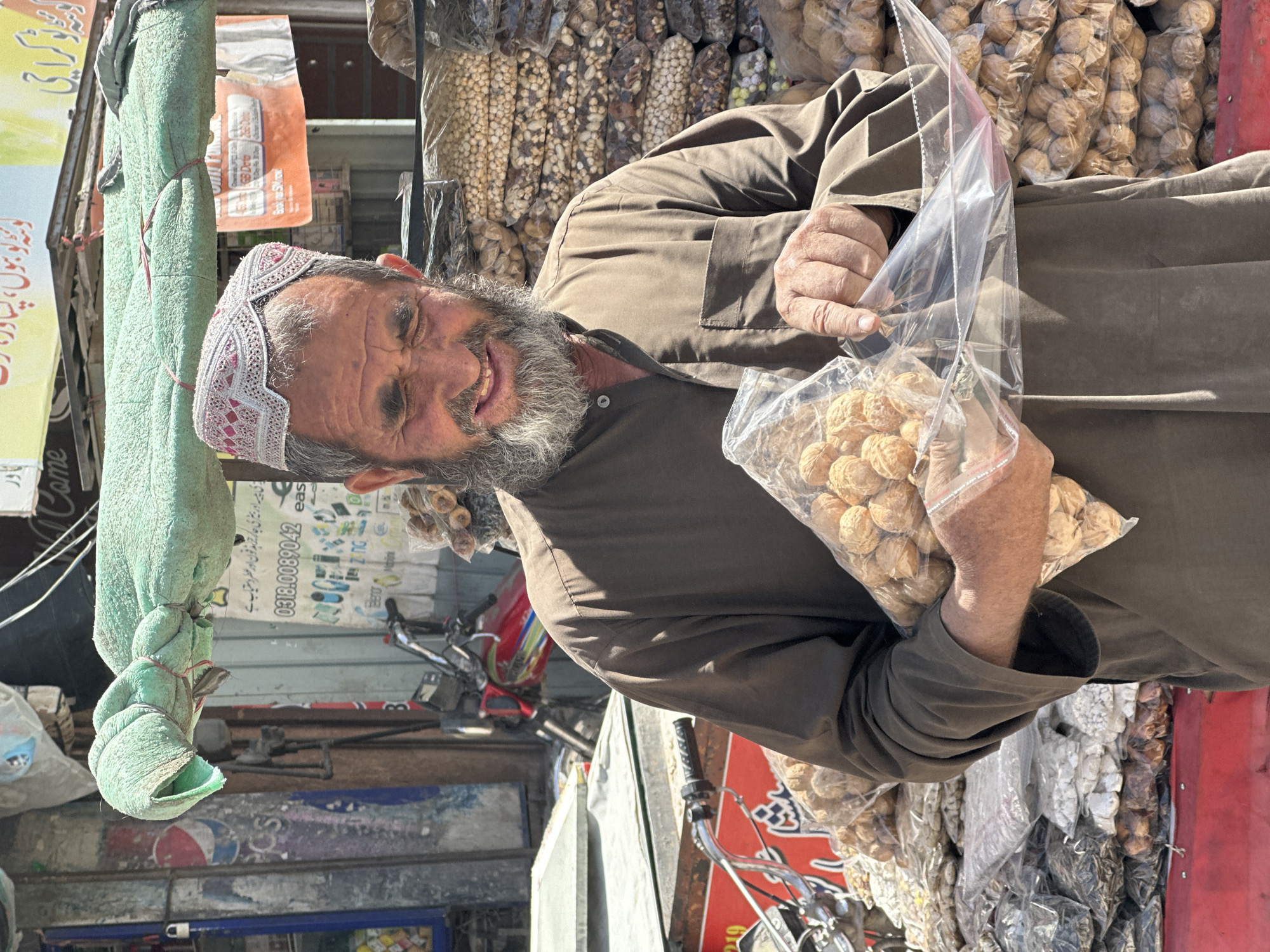 Morning street life documented in South Asian mountain town