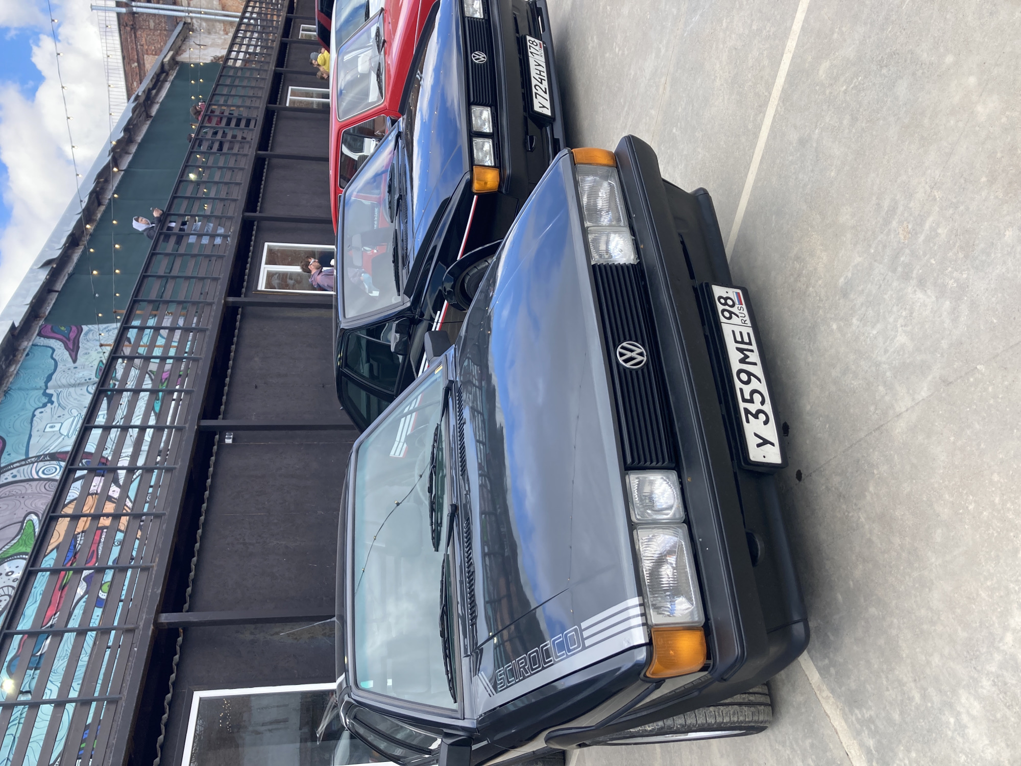 Vintage car gathering spotted in Saint Petersburg