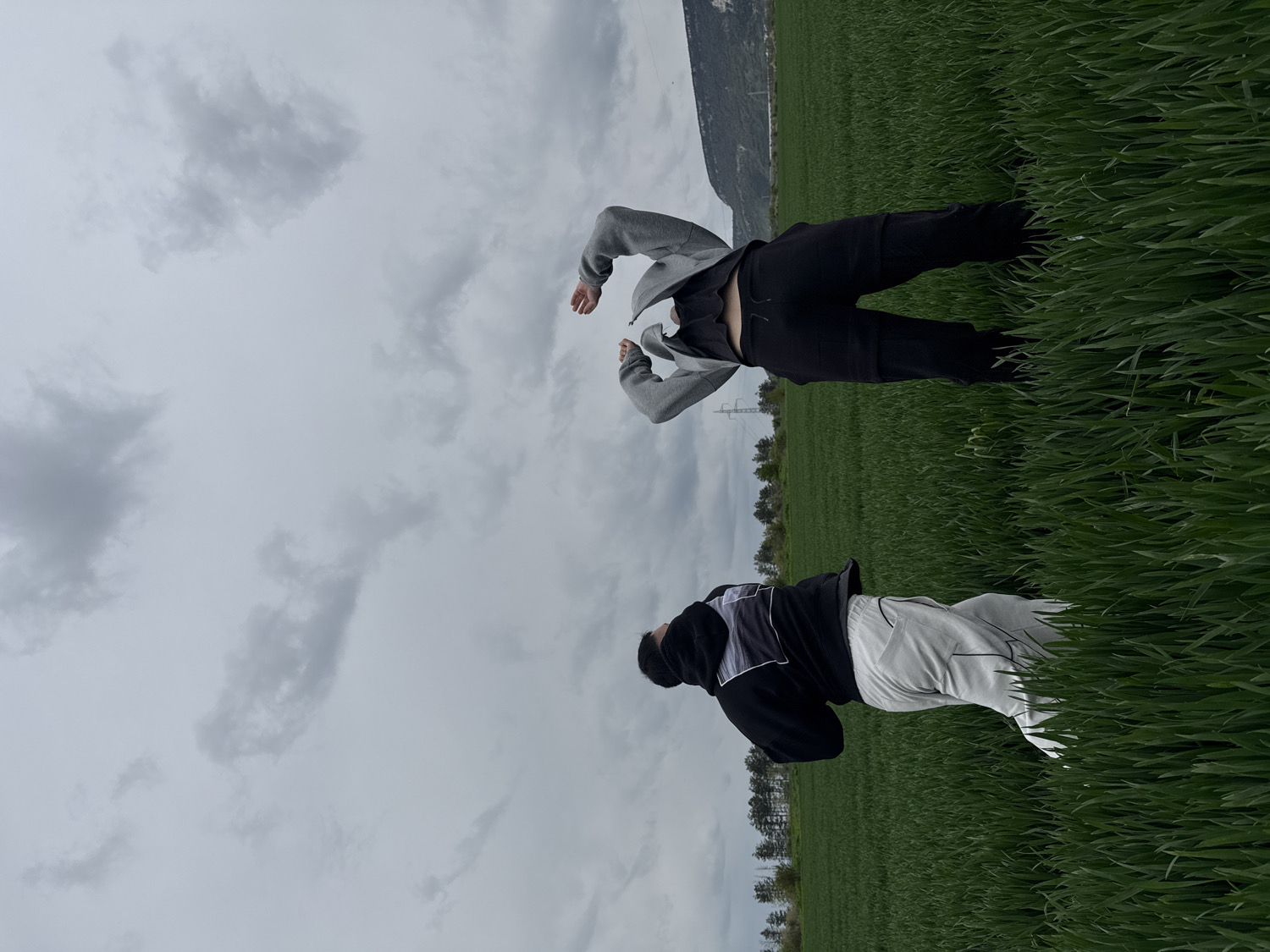 Two men spotted in field activity near Shumen, Bulgaria