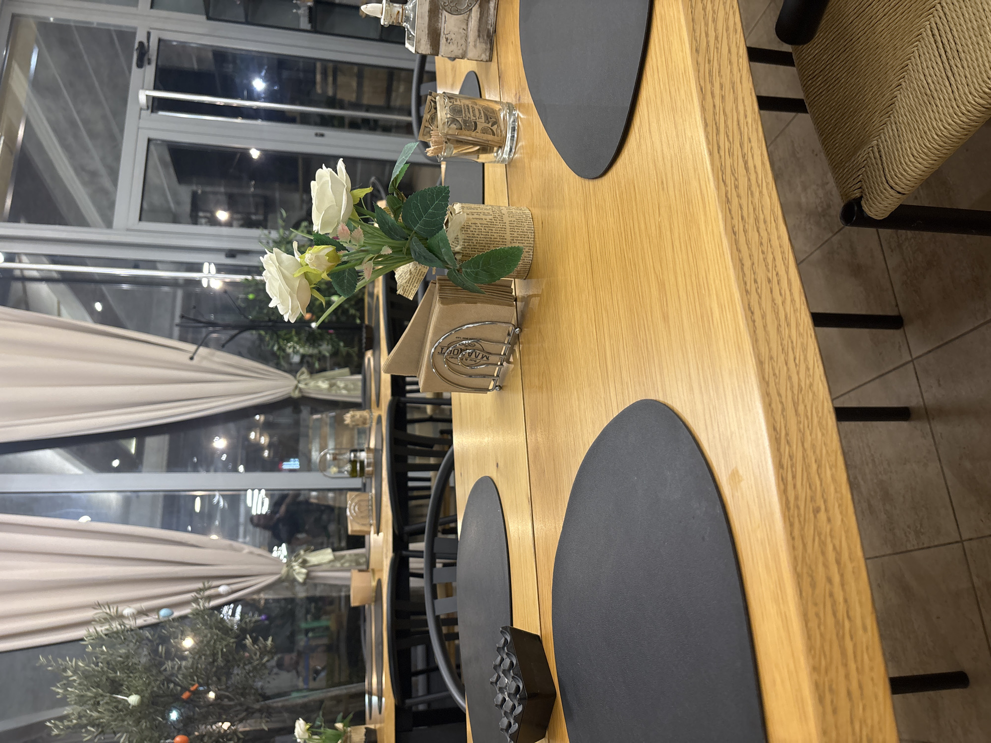 Evening dining and street scenes captured across Burgas, Bulgaria