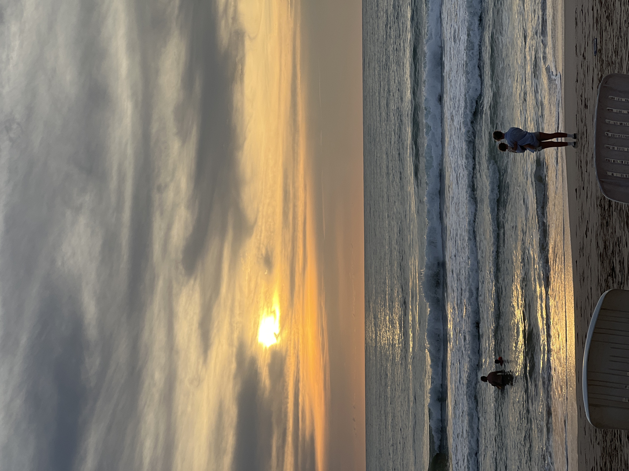 Sunset hour on Bang Tao Beach, Choeng Thale