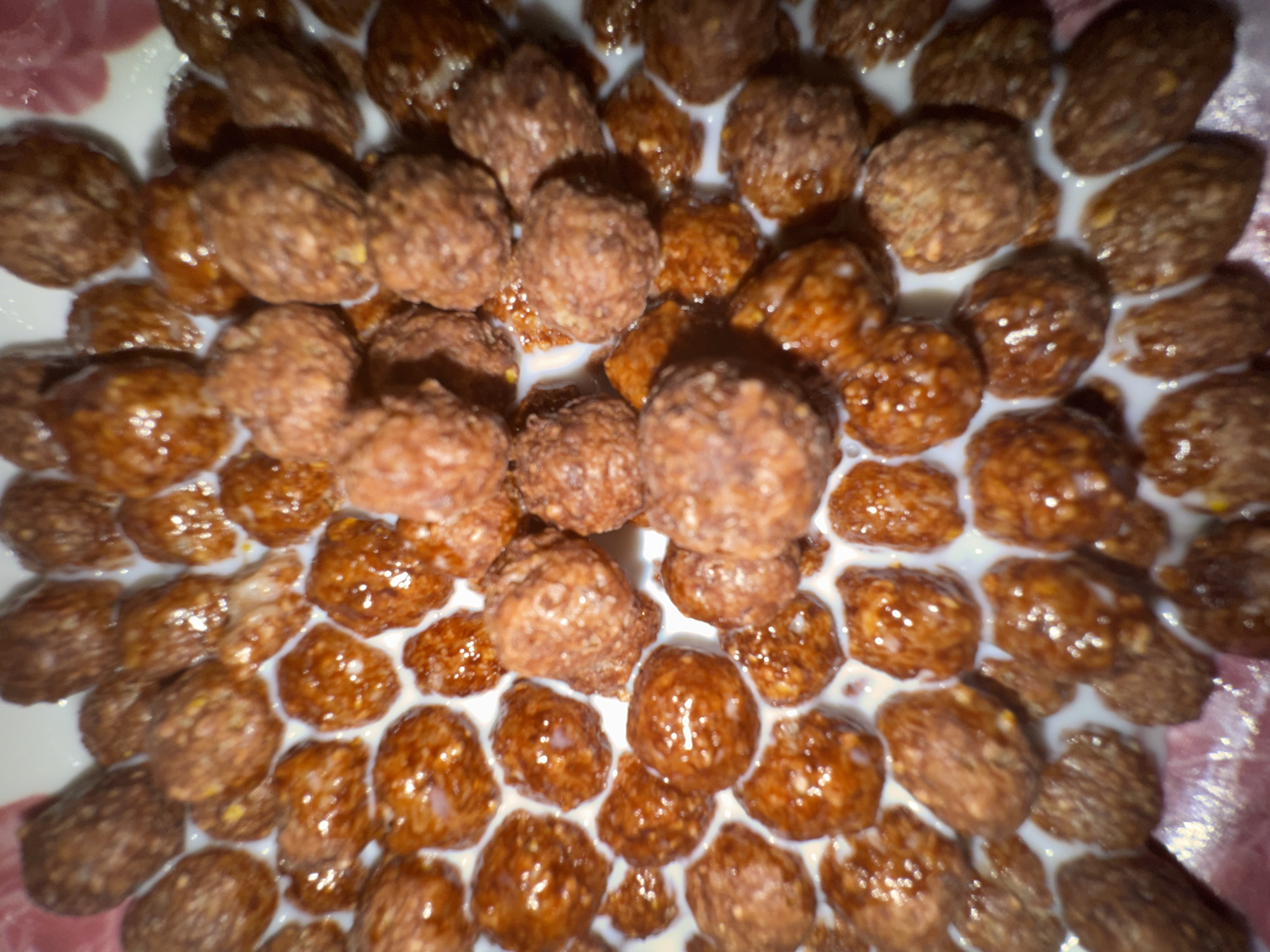 Cereal and fresh cherries in Poltava