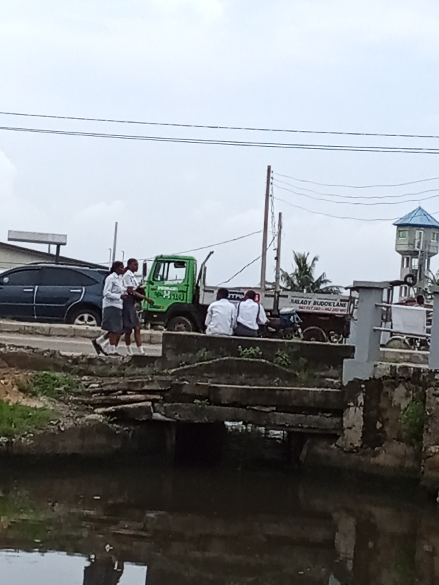 Afternoon documentation of street life and infrastructure in Ado, Nigeria
