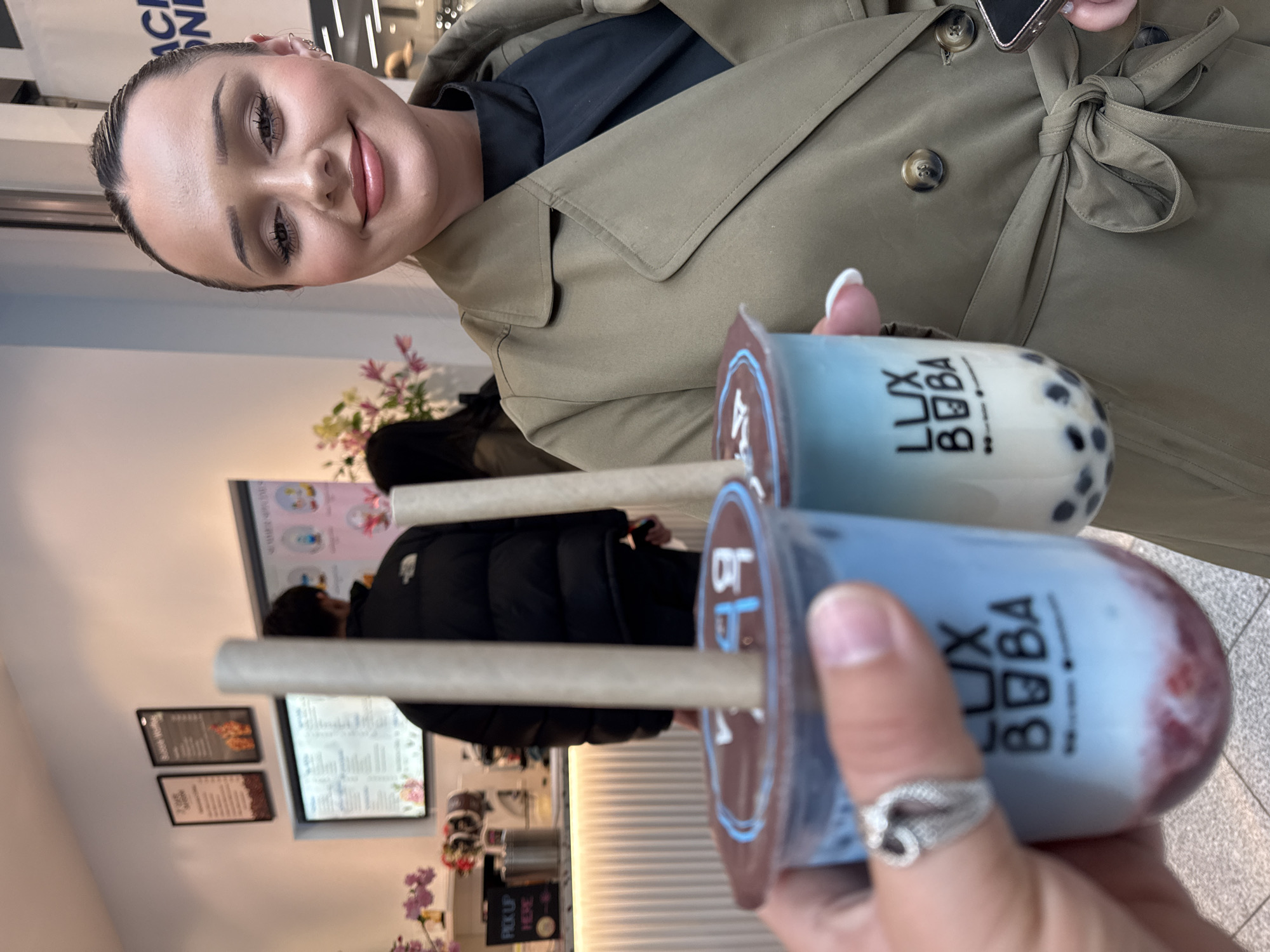Daily life documented across Luxembourg bubble tea shops and cafés
