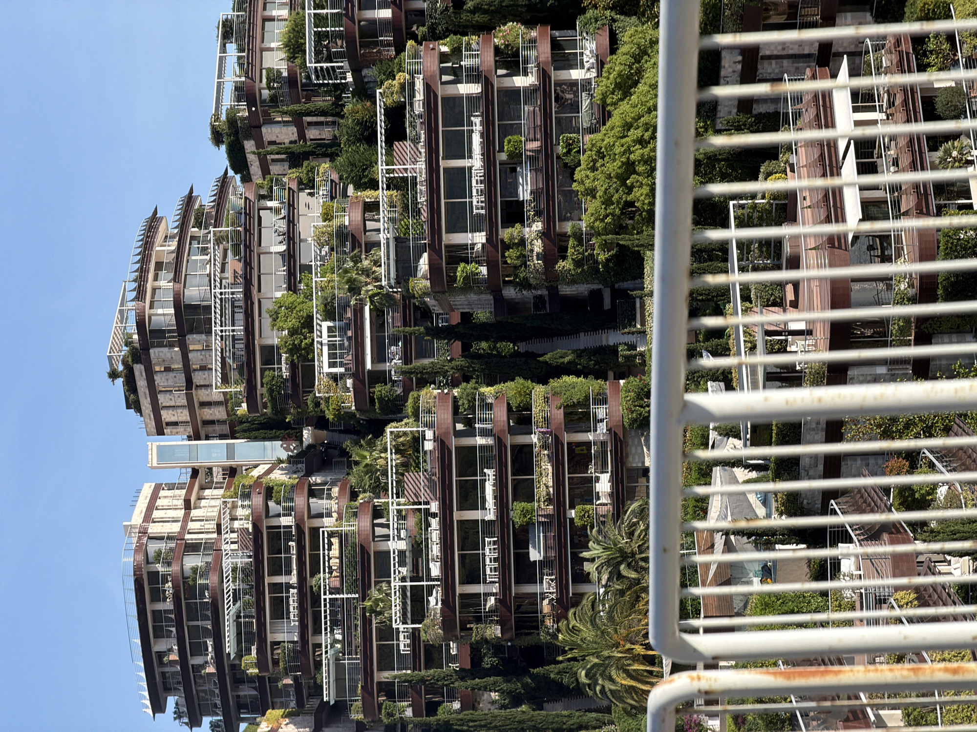 Modern green apartment complex spotted in Budva, Montenegro
