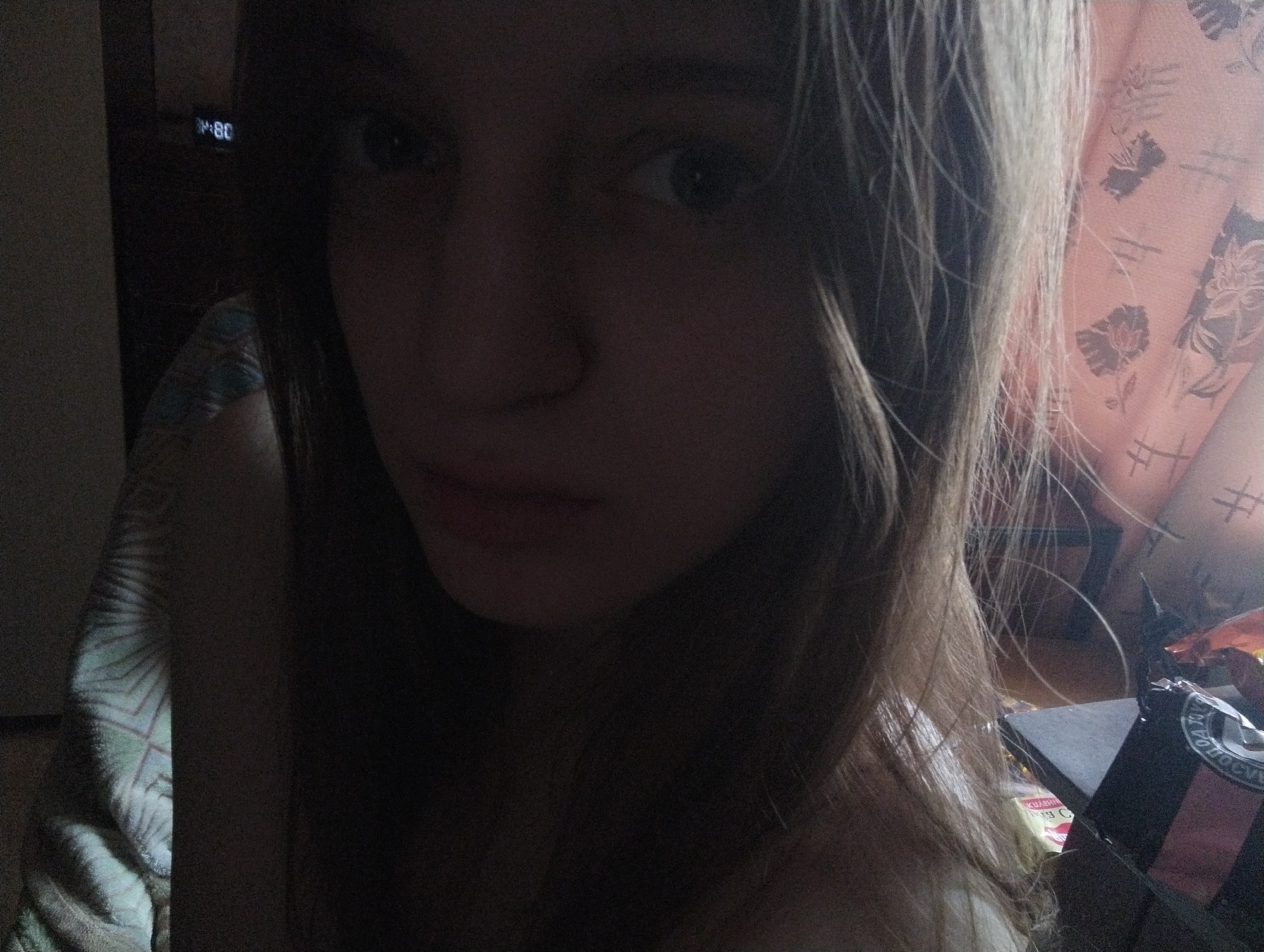 Woman takes indoor selfies with calico cat in Saratov