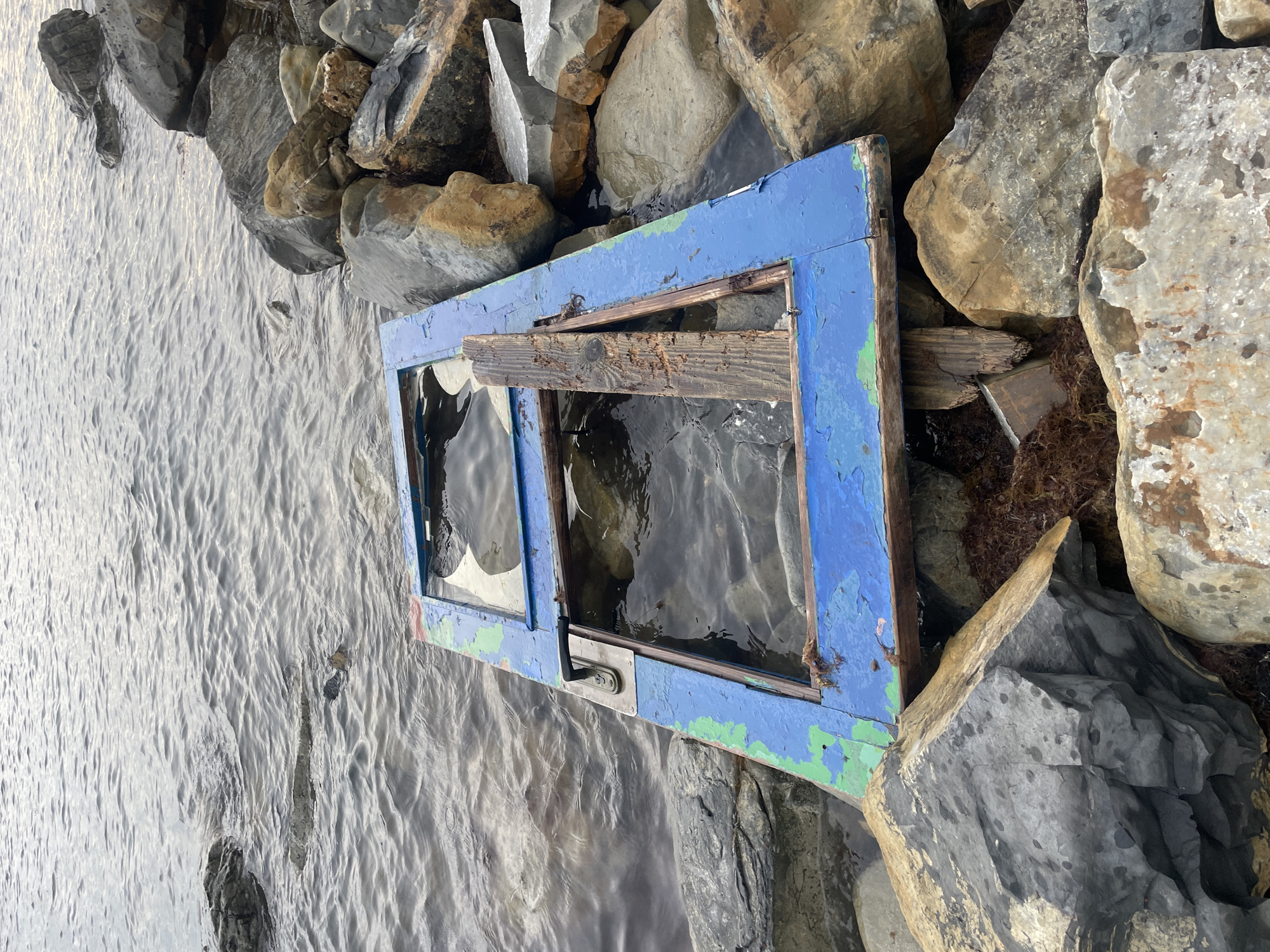 Coastal debris documented along Olginka beach shoreline