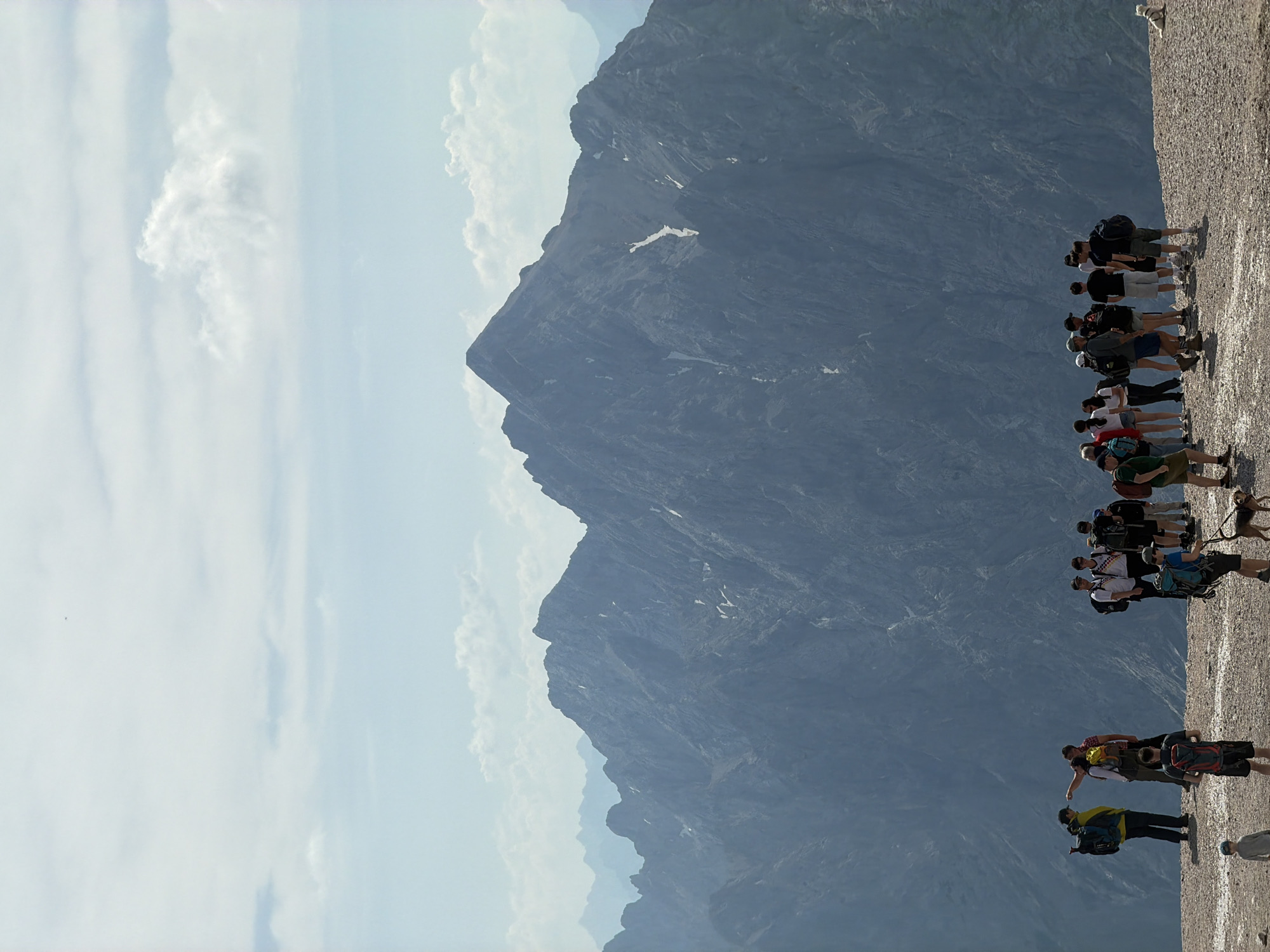 Morning at the Zugspitze: crowds, clouds, and Alpine panoramas