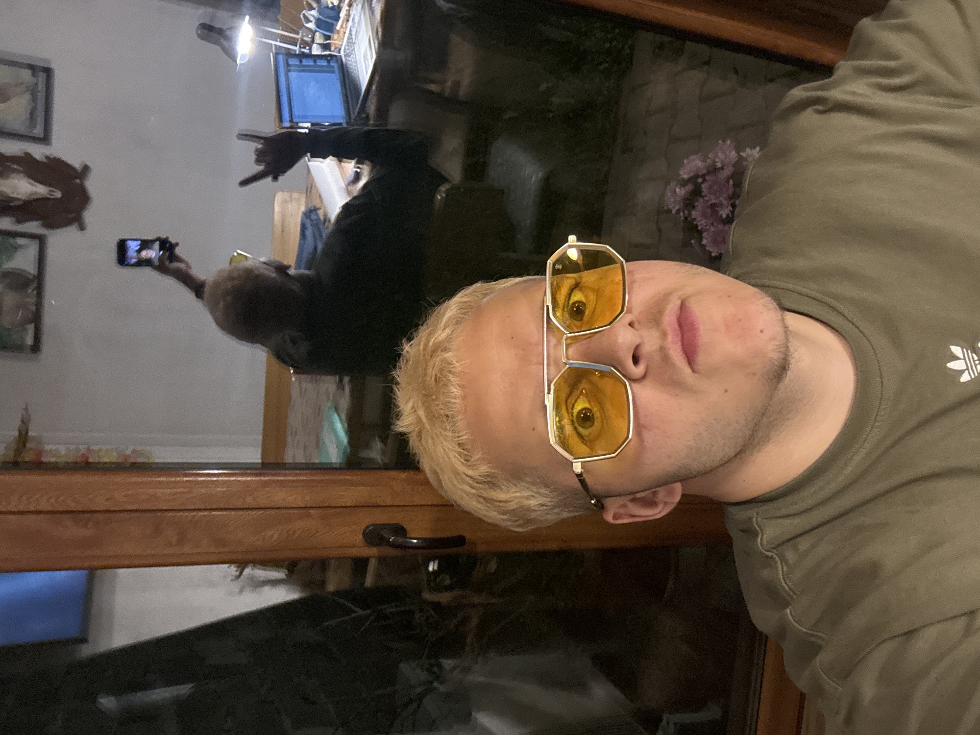Blonde individual photographed multiple times in Kostinbrod, Bulgaria