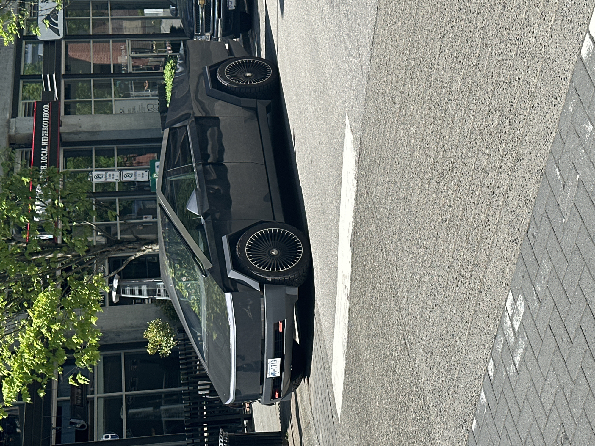 Tesla Cybertruck spotted parked on Port Moody street