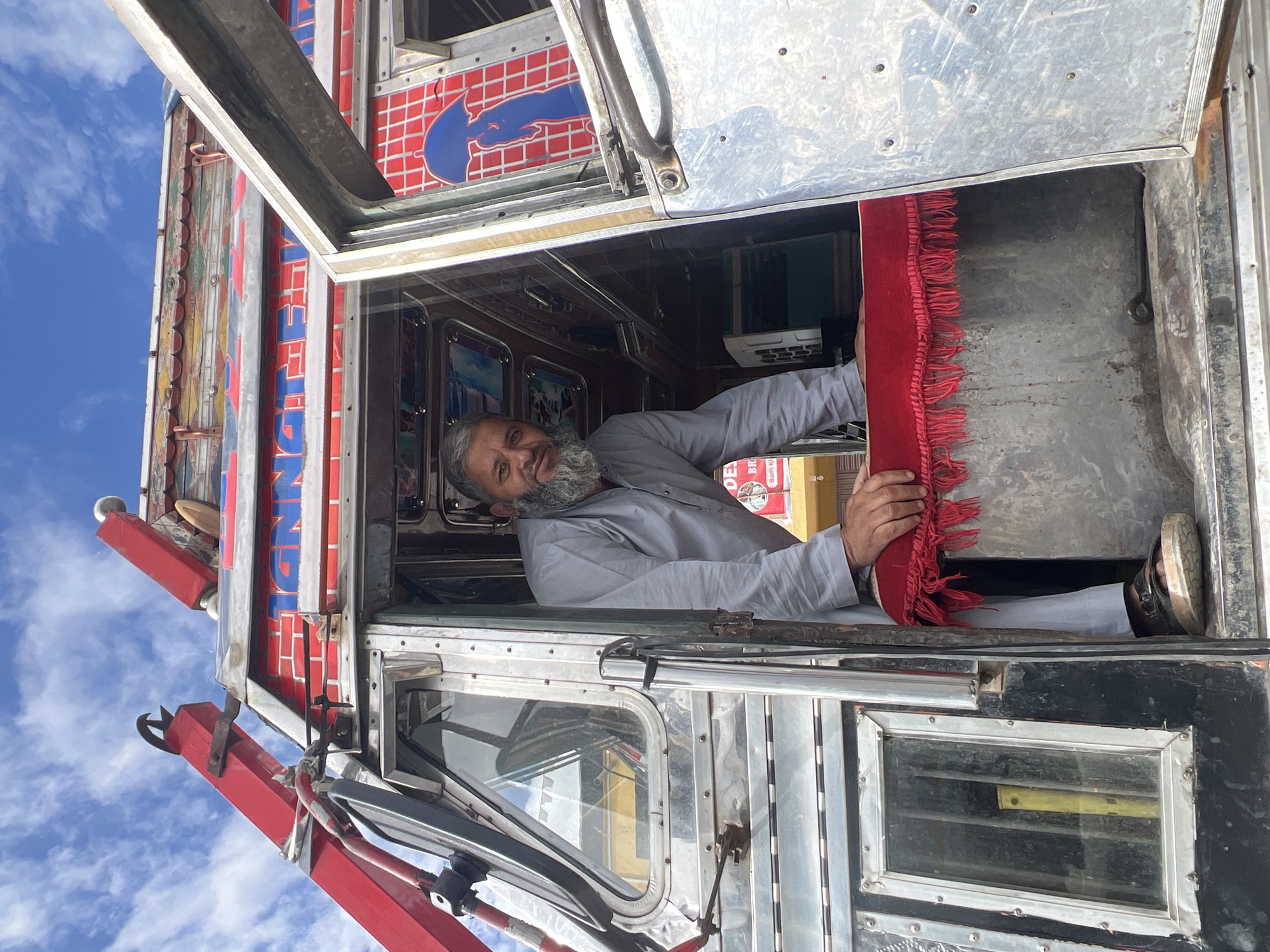 Colorfully decorated truck spotted in Bodhkharboo, India