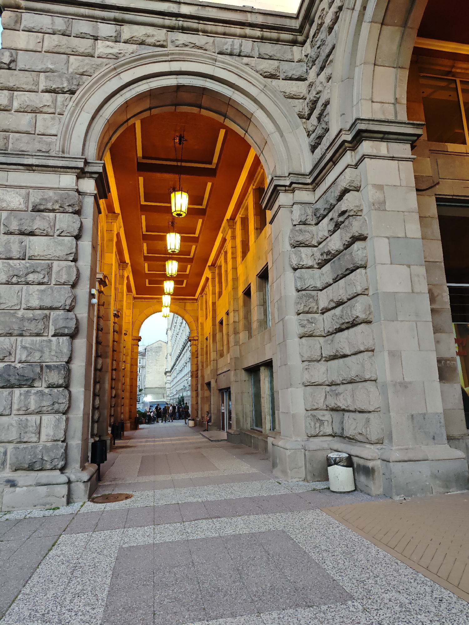 Evening wander through Sofia's historic center, beer in hand