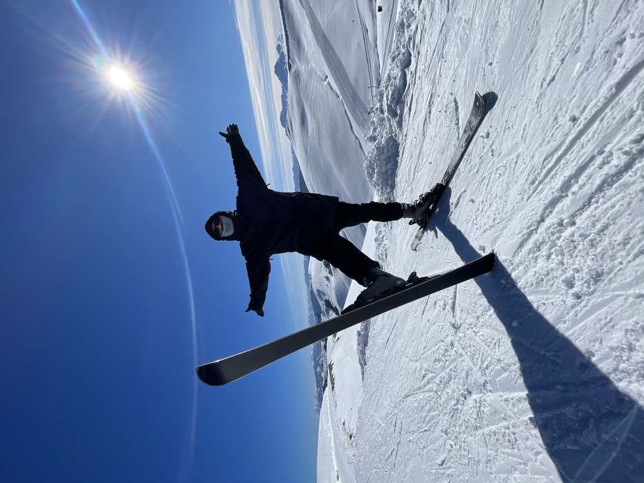 Skier documents winter day at Montenegro mountain resort