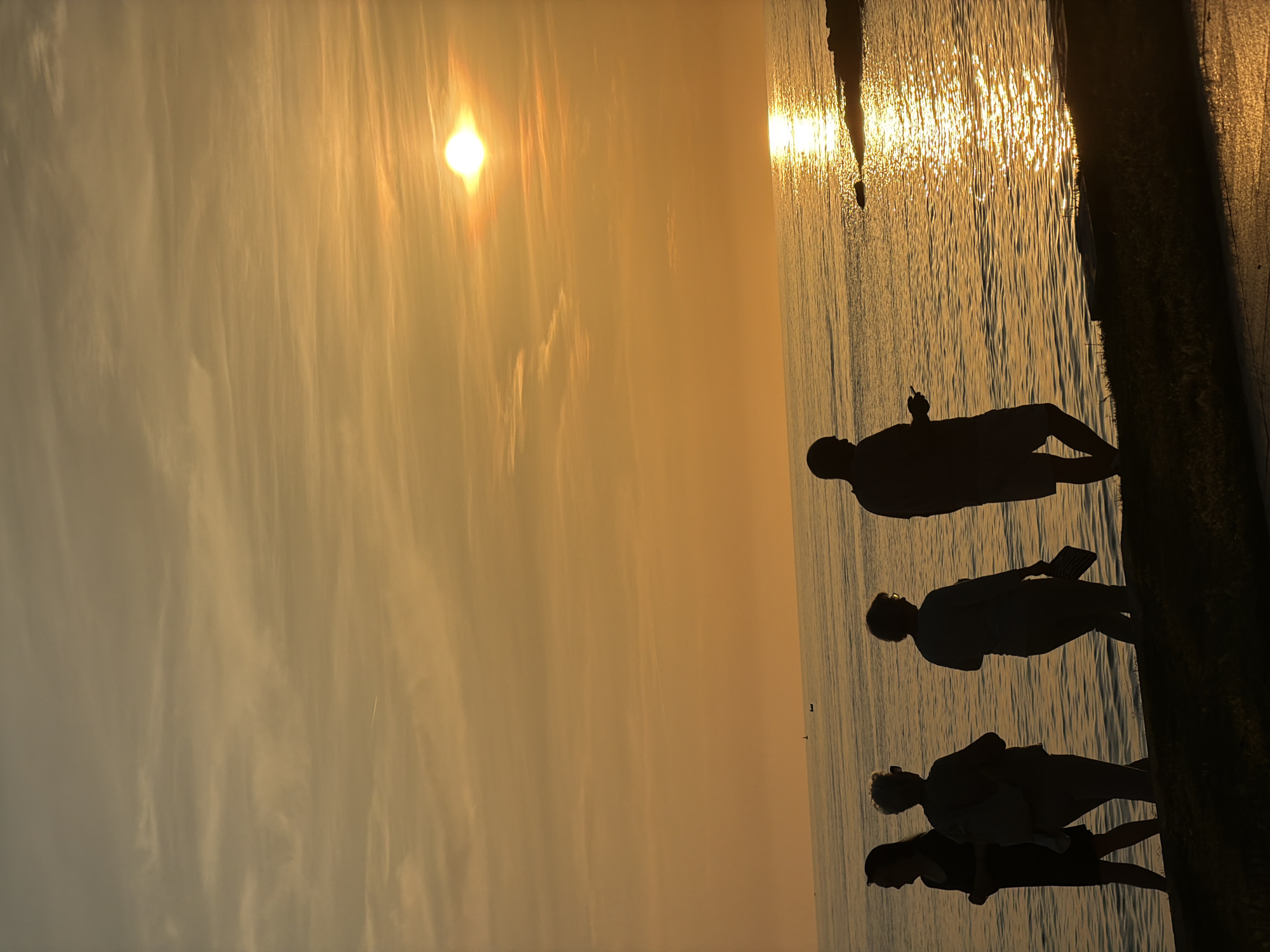 Sunset memories captured along Bar Montenegro waterfront promenade