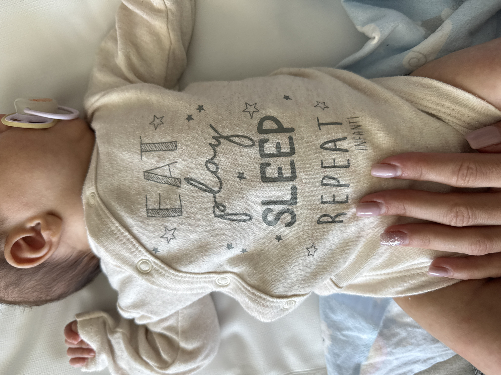 Baby's morning playtime captured in Sofia bedroom