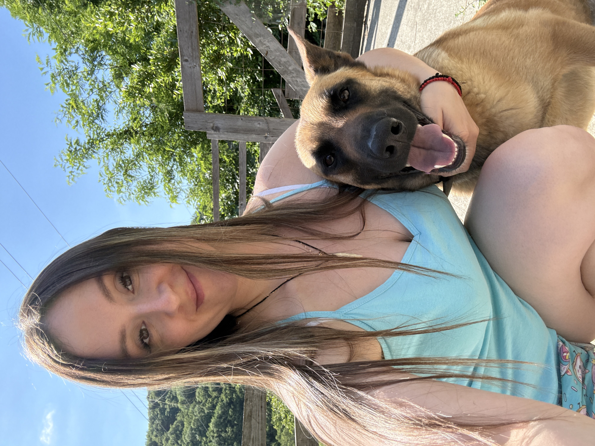 Peaceful domestic afternoon in Kroyanskoye with pets and home