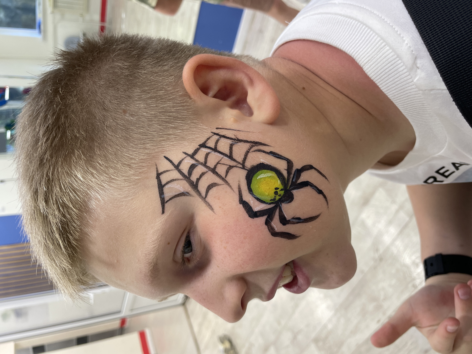 Children enjoy face painting session at Sochi recreation center