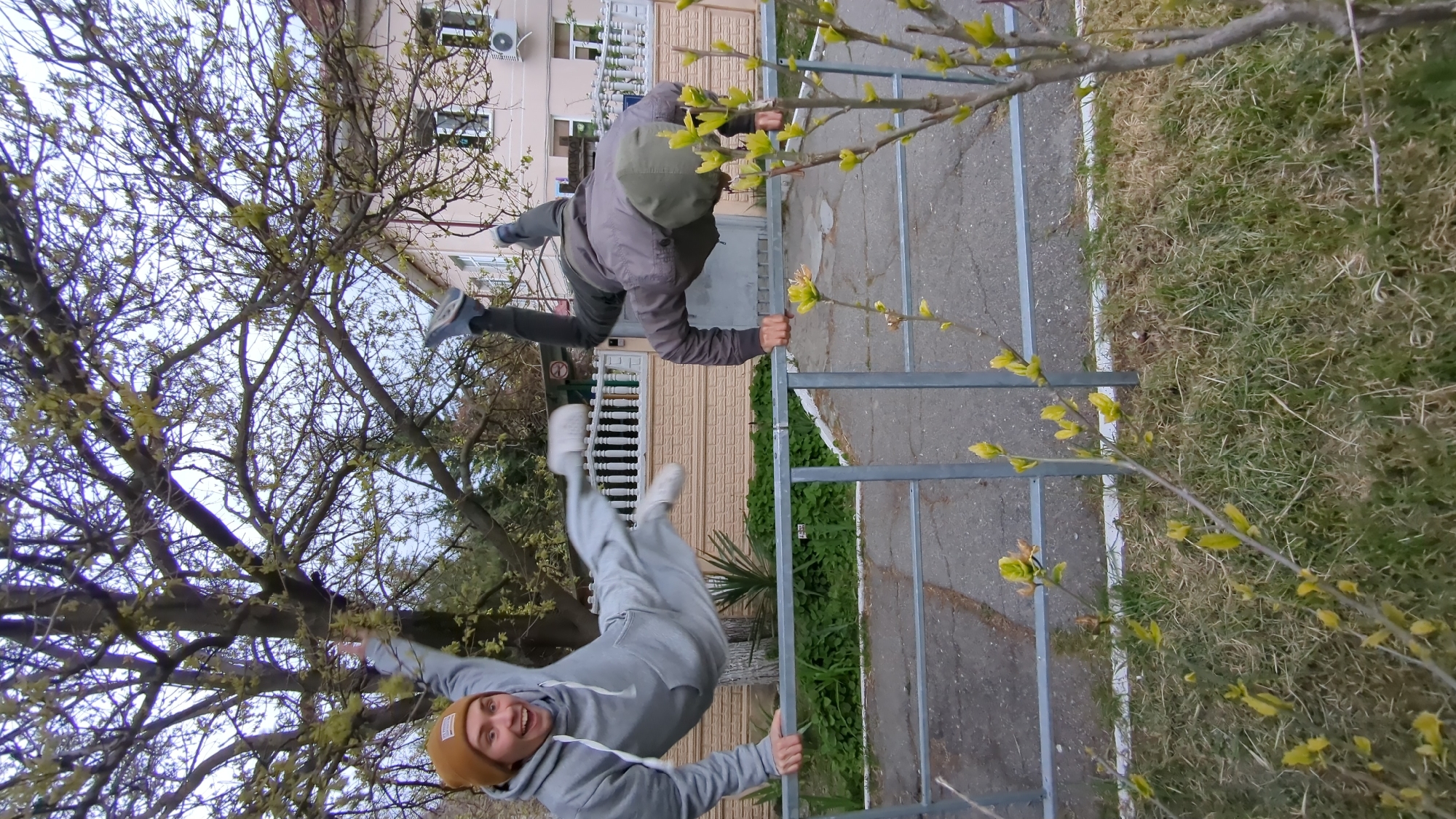 Spring afternoon moments captured in Gelendzhik residential area