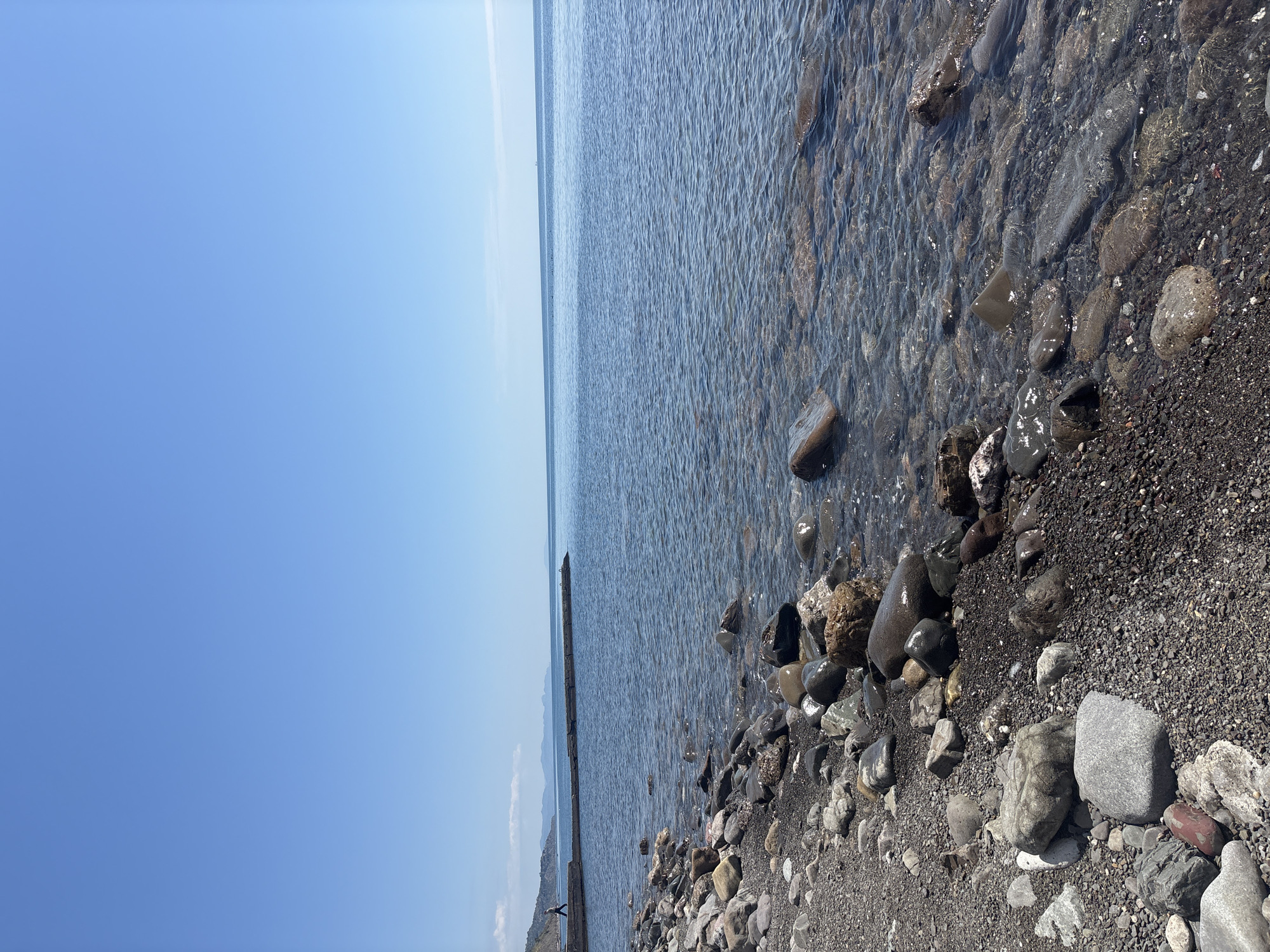 Morning coastal documentation shows Semidvorye Ukraine shoreline development