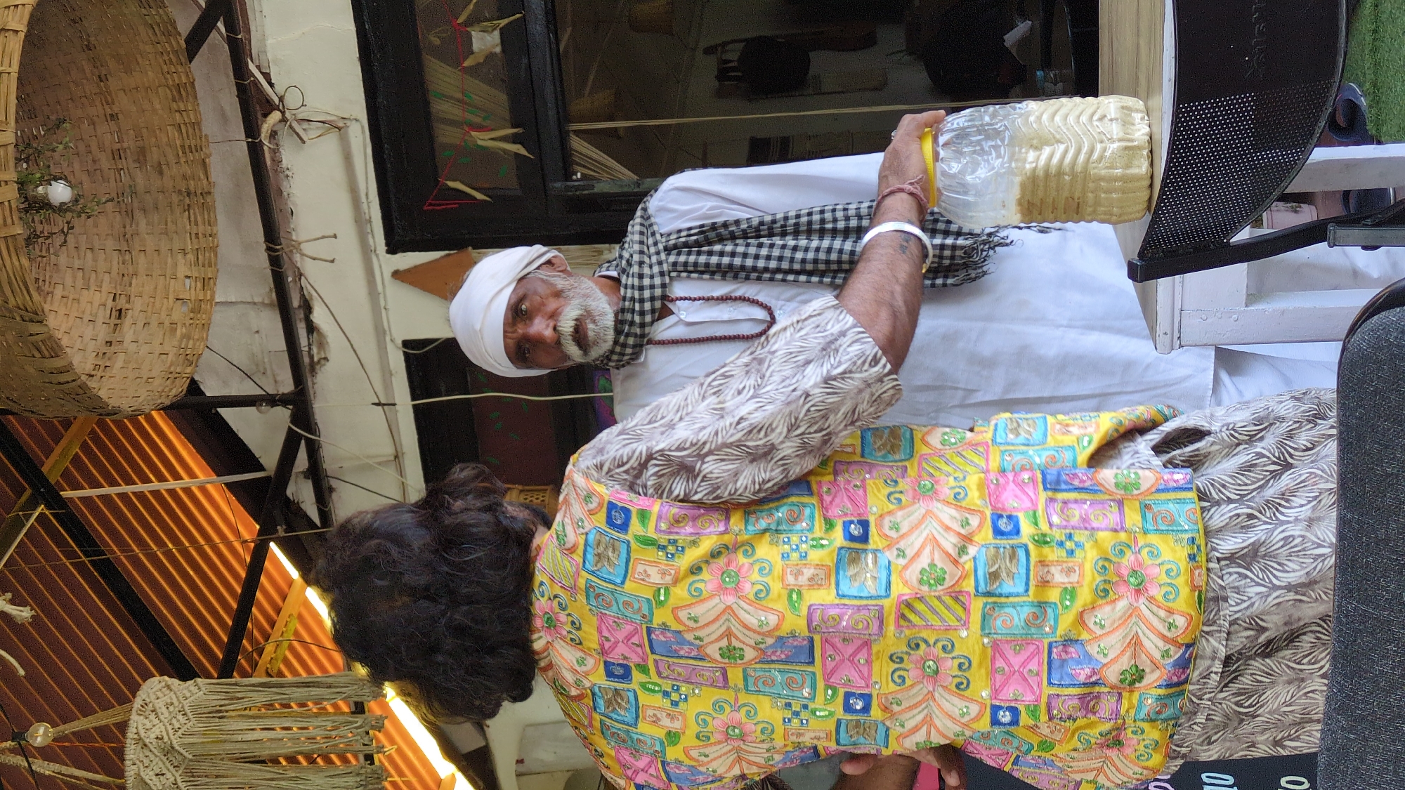 Morning hillside cafe tour documented in northern India mountain towns