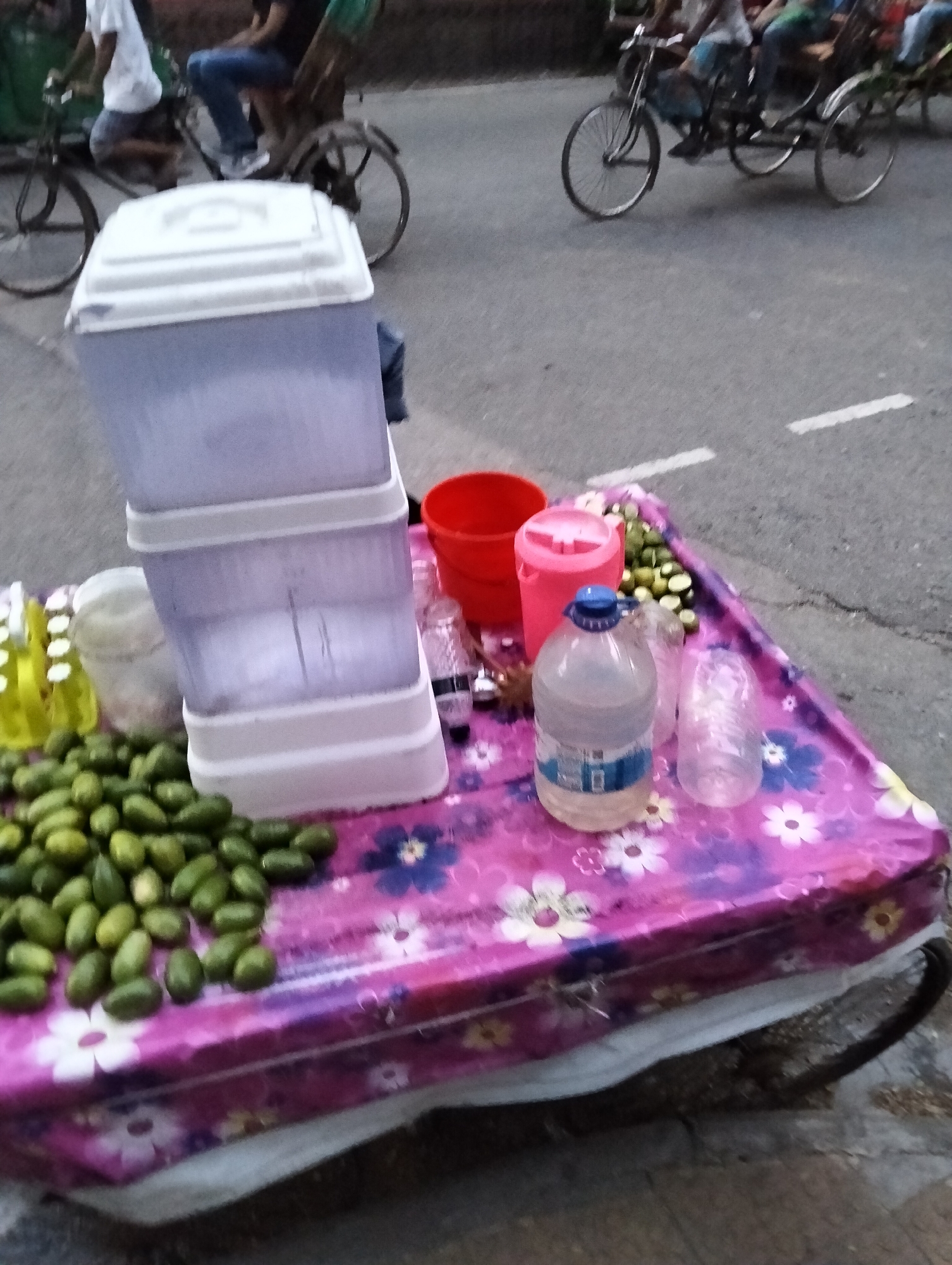 Everyday street life observed near Dhaka University gate
