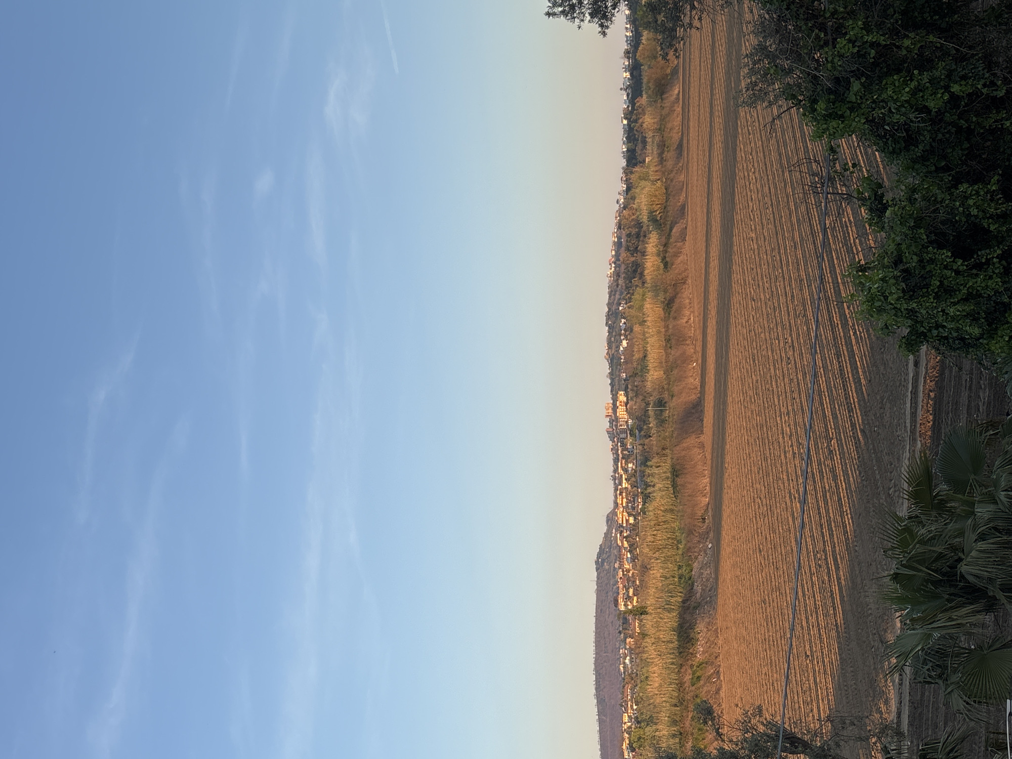 Rural landscape views captured in Giugliano in Campania