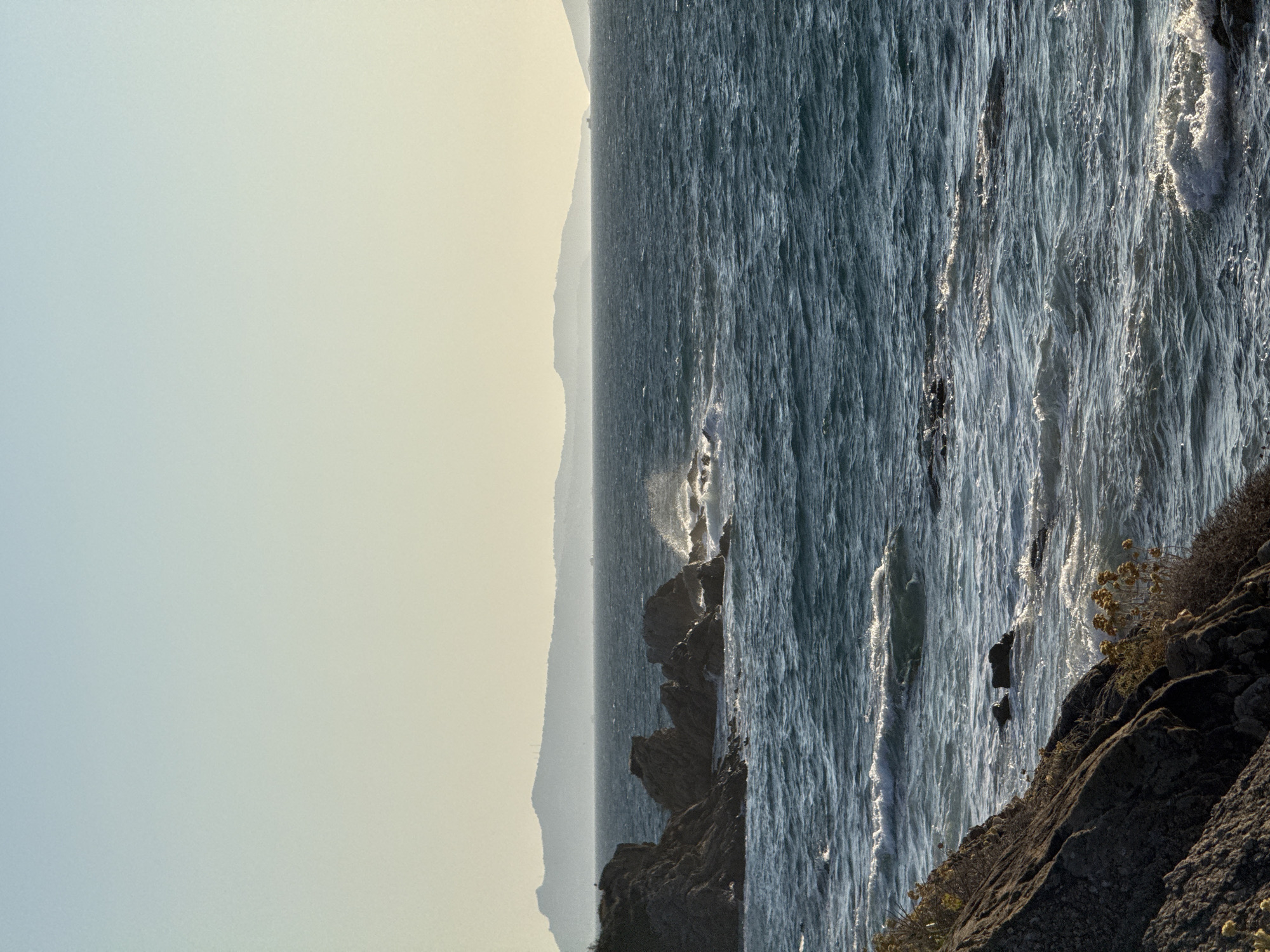 Afternoon stop on a rocky Turkish coastline near Milas