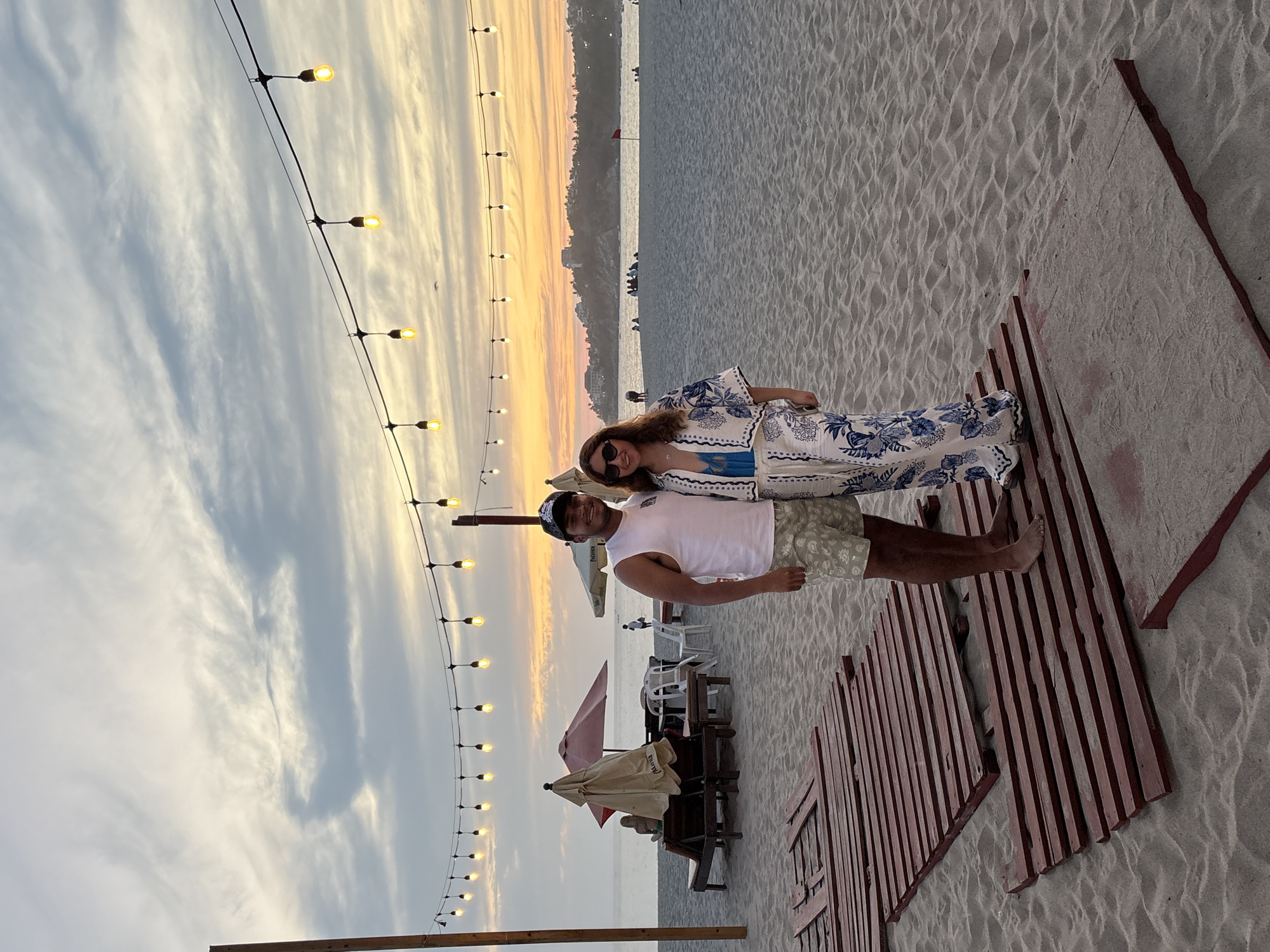 Beach wedding and sunset activities at Zicatela Beach, Mexico