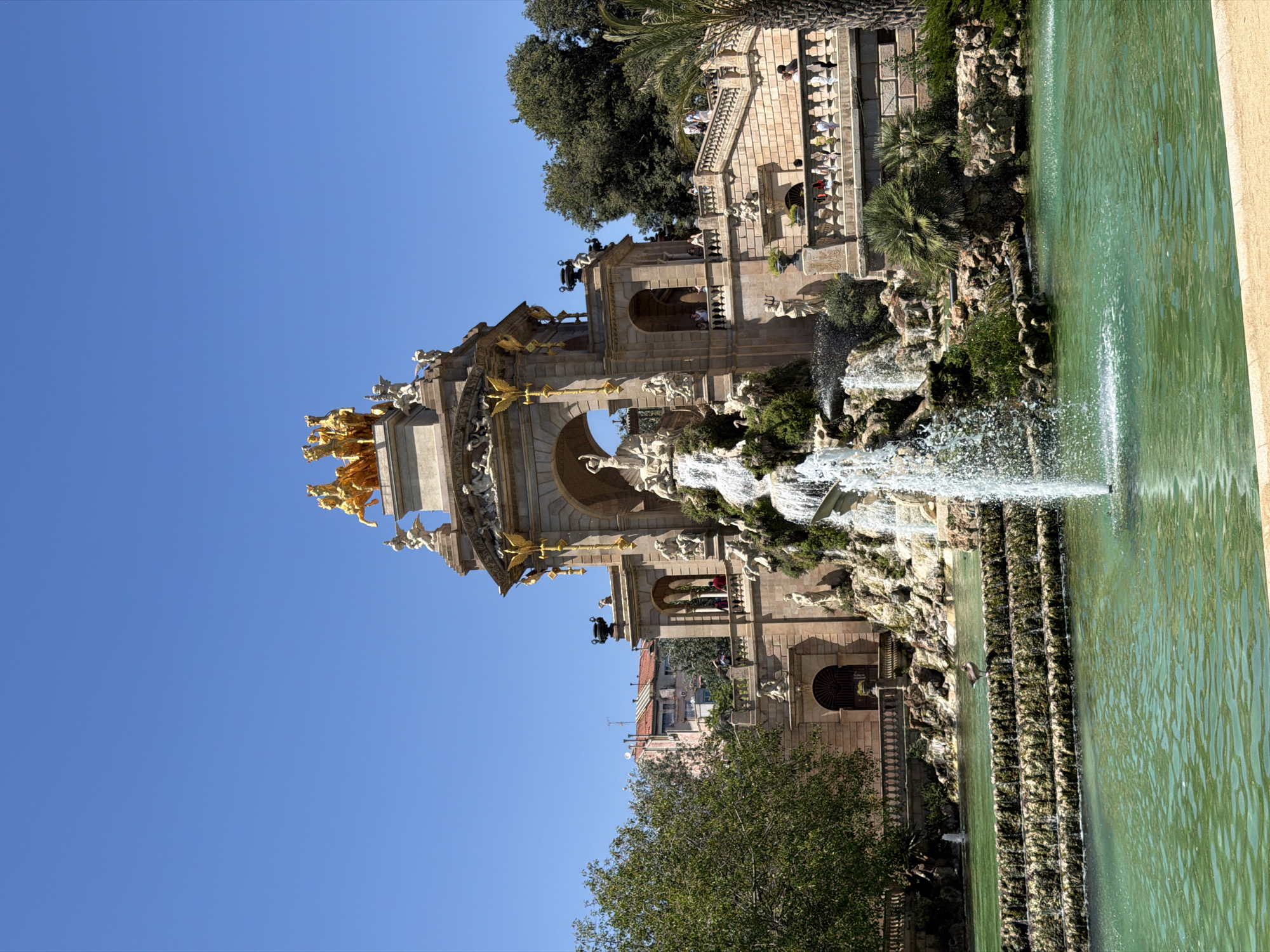 Tourist activities documented across Barcelona landmarks and parks